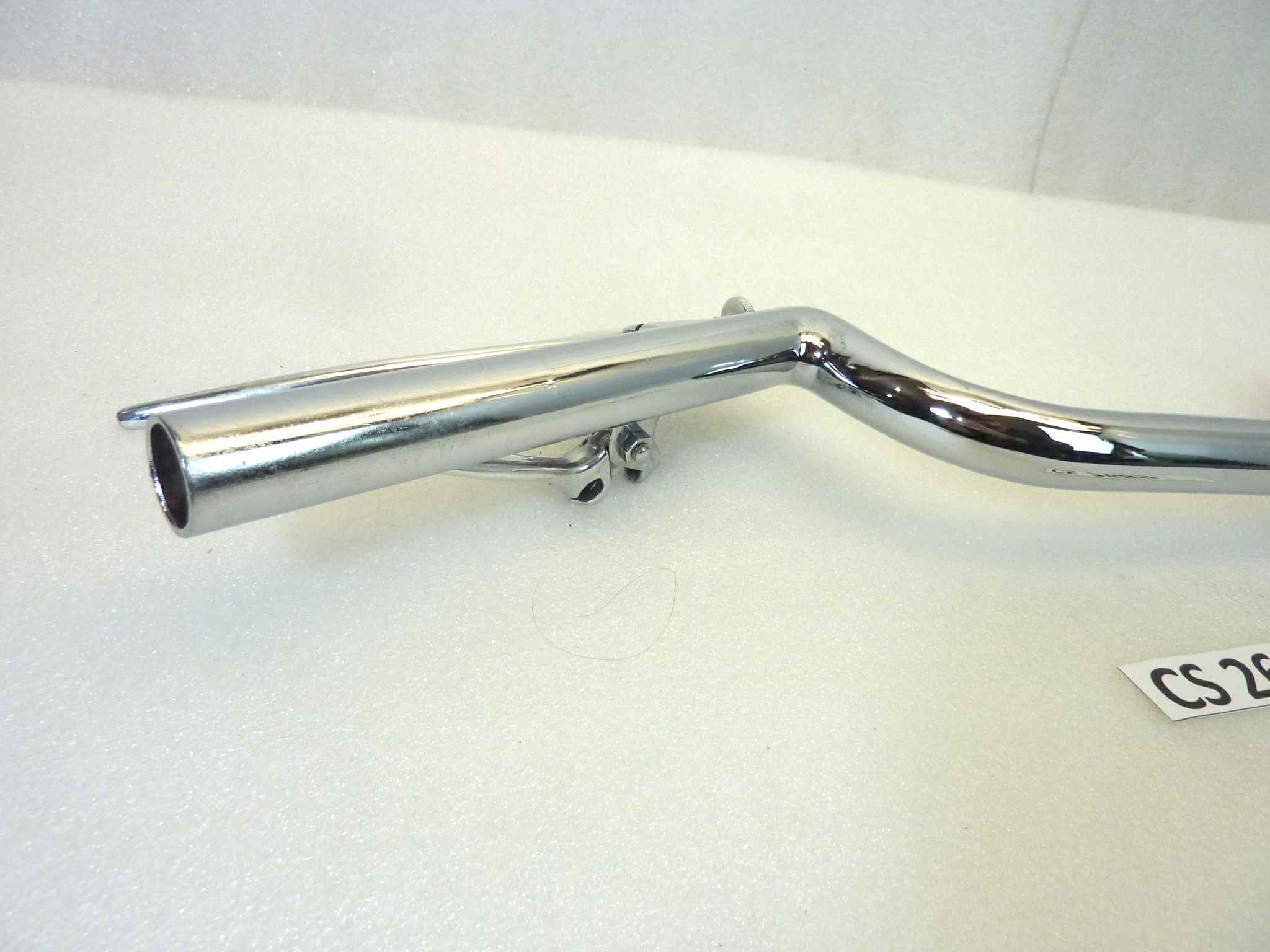 Manubrio sport epoca Guzzi Bianchi MvAgusta Gilera Benelli diam 26 cm lungh semimanubrio 21 cm larghezza central e20 cm NUOVO fondo di magazzino, vedi foto, LEGGI DESCRIZIONE - immagine 11