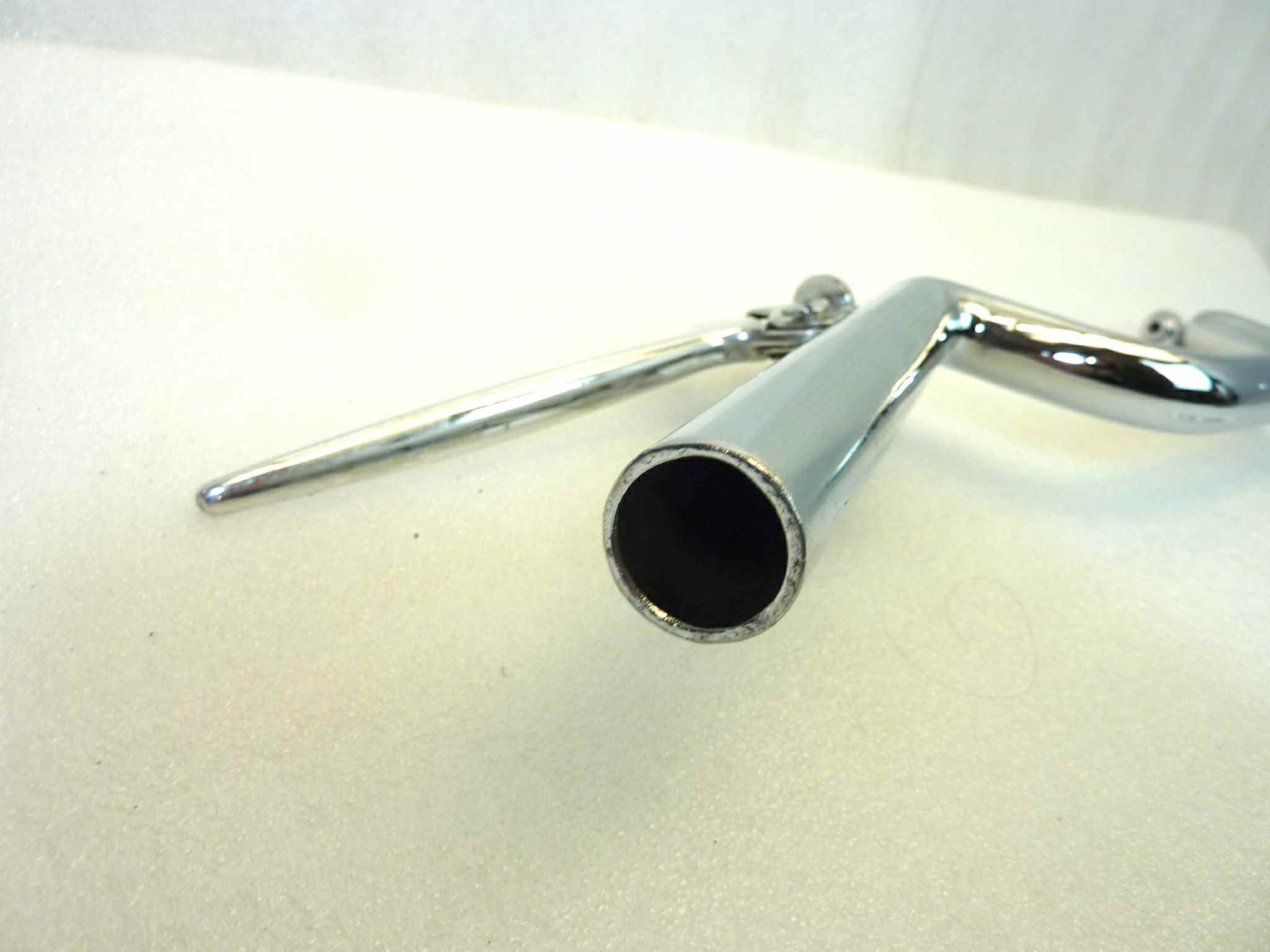 Manubrio sport epoca Guzzi Bianchi MvAgusta Gilera Benelli diam 26 cm lungh semimanubrio 21 cm larghezza central e20 cm NUOVO fondo di magazzino, vedi foto, LEGGI DESCRIZIONE - immagine 12
