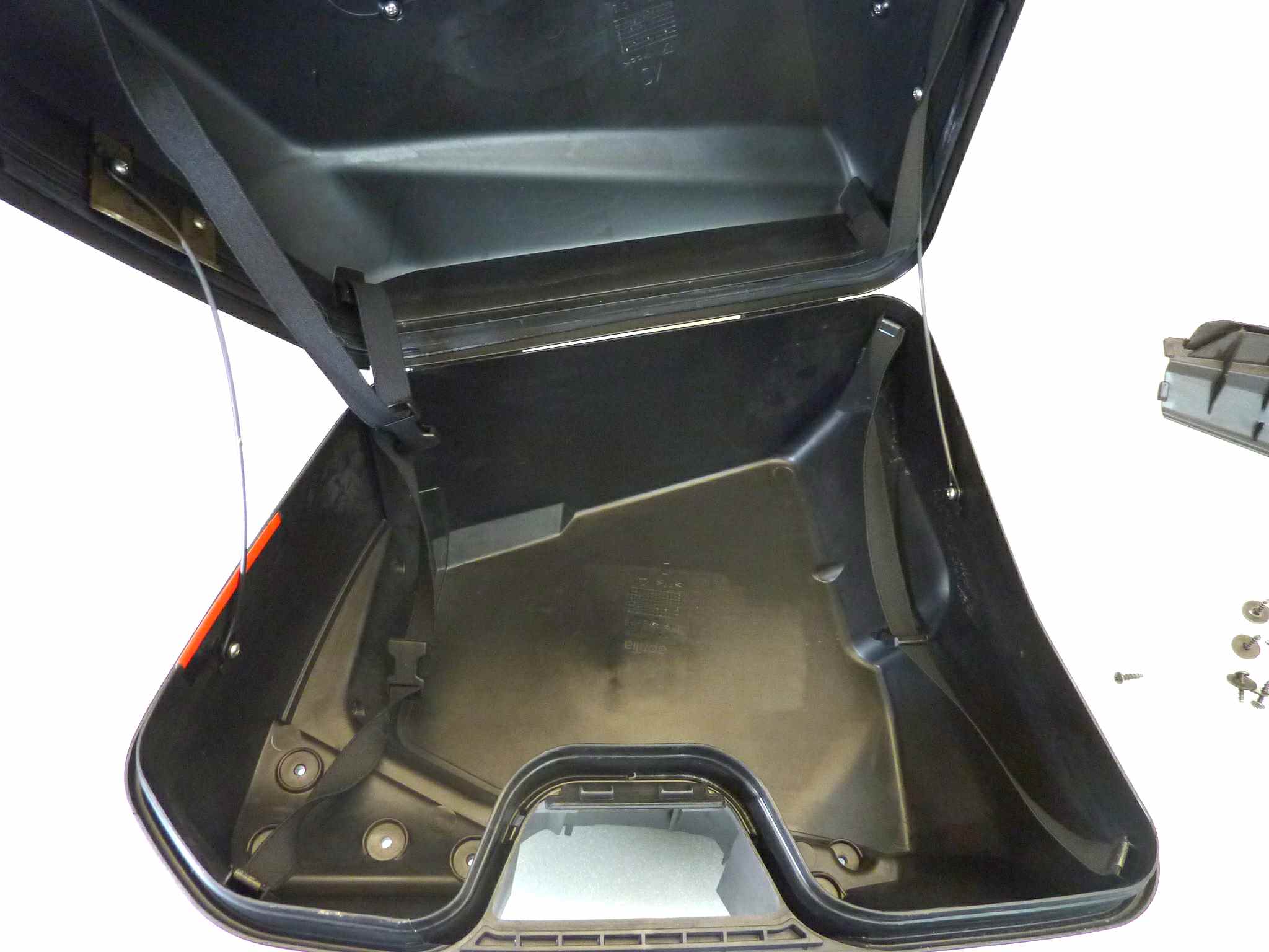 Borsa valigia laterale destra Guzzi Breva Norge cod Aprilia 105324 105325 senza serratura - immagine 14