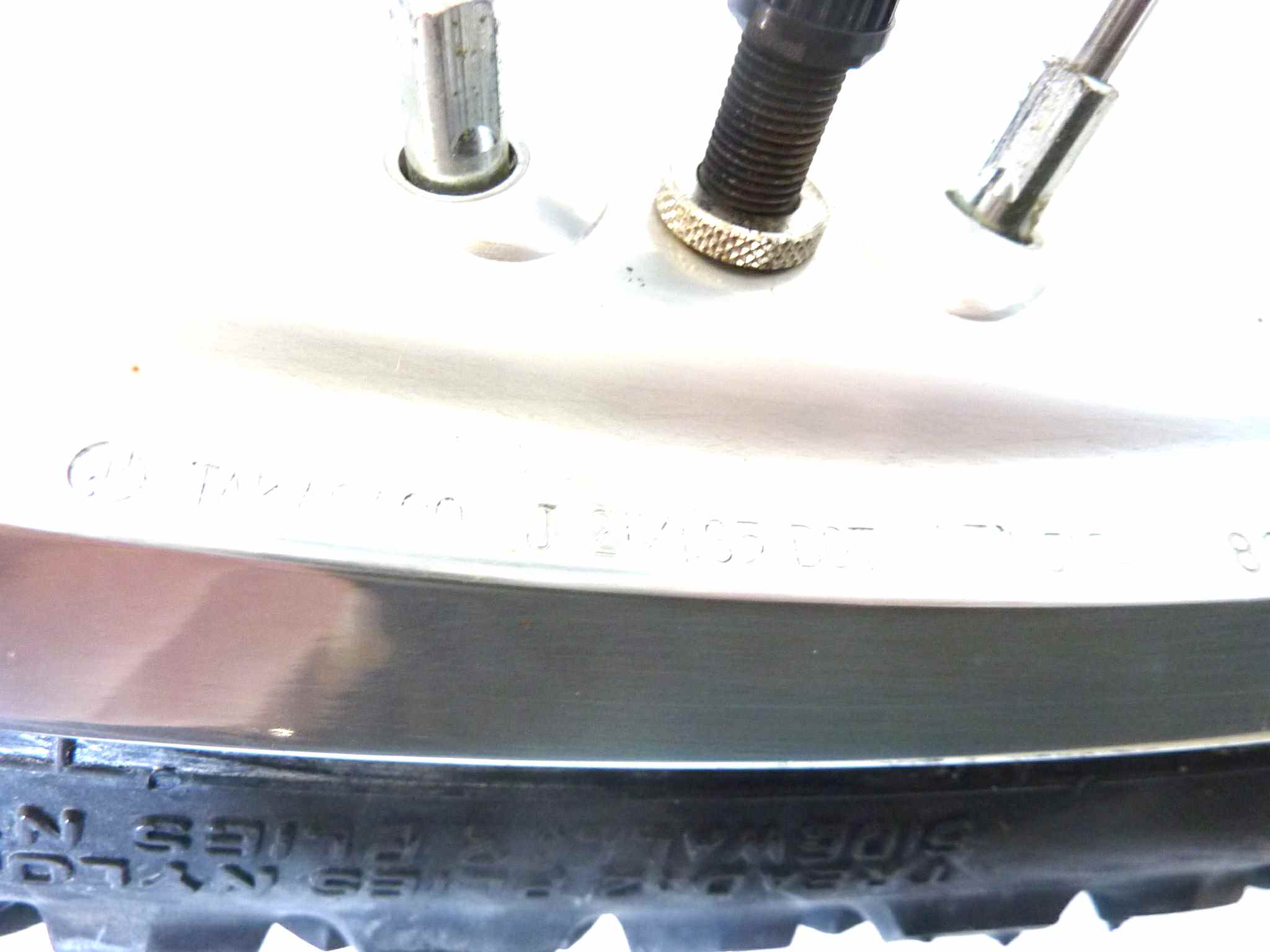 Cerchio ruota anteriore Guzzi Quota 1100 gomma nuova, cerchio Takasago Excel J 21 x 1,85 NUOVO fondo di magazzino, vedi foto, LEGGI DESCRIZIONE - immagine 8