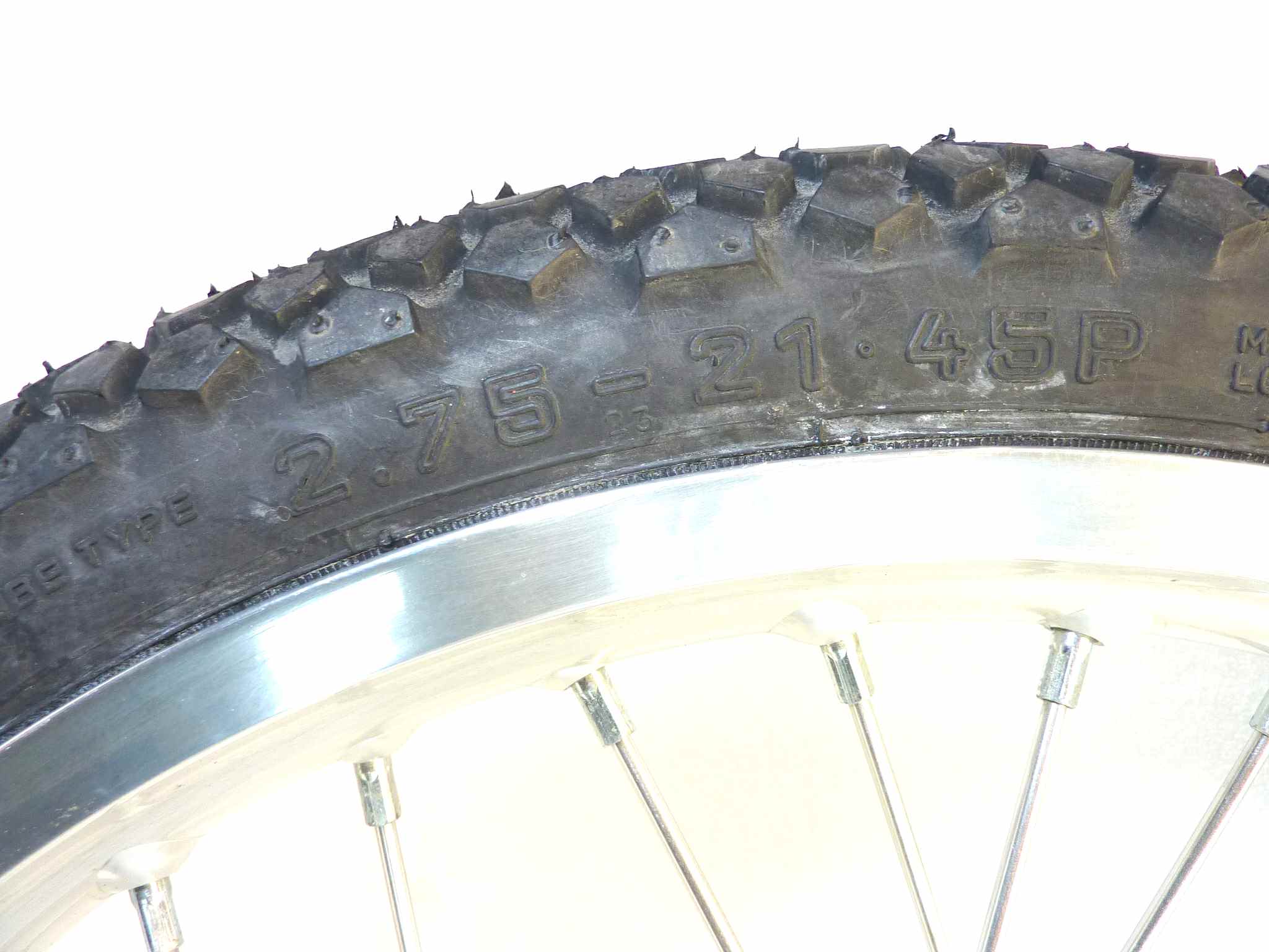 Cerchio ruota anteriore Guzzi Quota 1100 gomma nuova, cerchio Takasago Excel J 21 x 1,85 NUOVO fondo di magazzino, vedi foto, LEGGI DESCRIZIONE - immagine 15