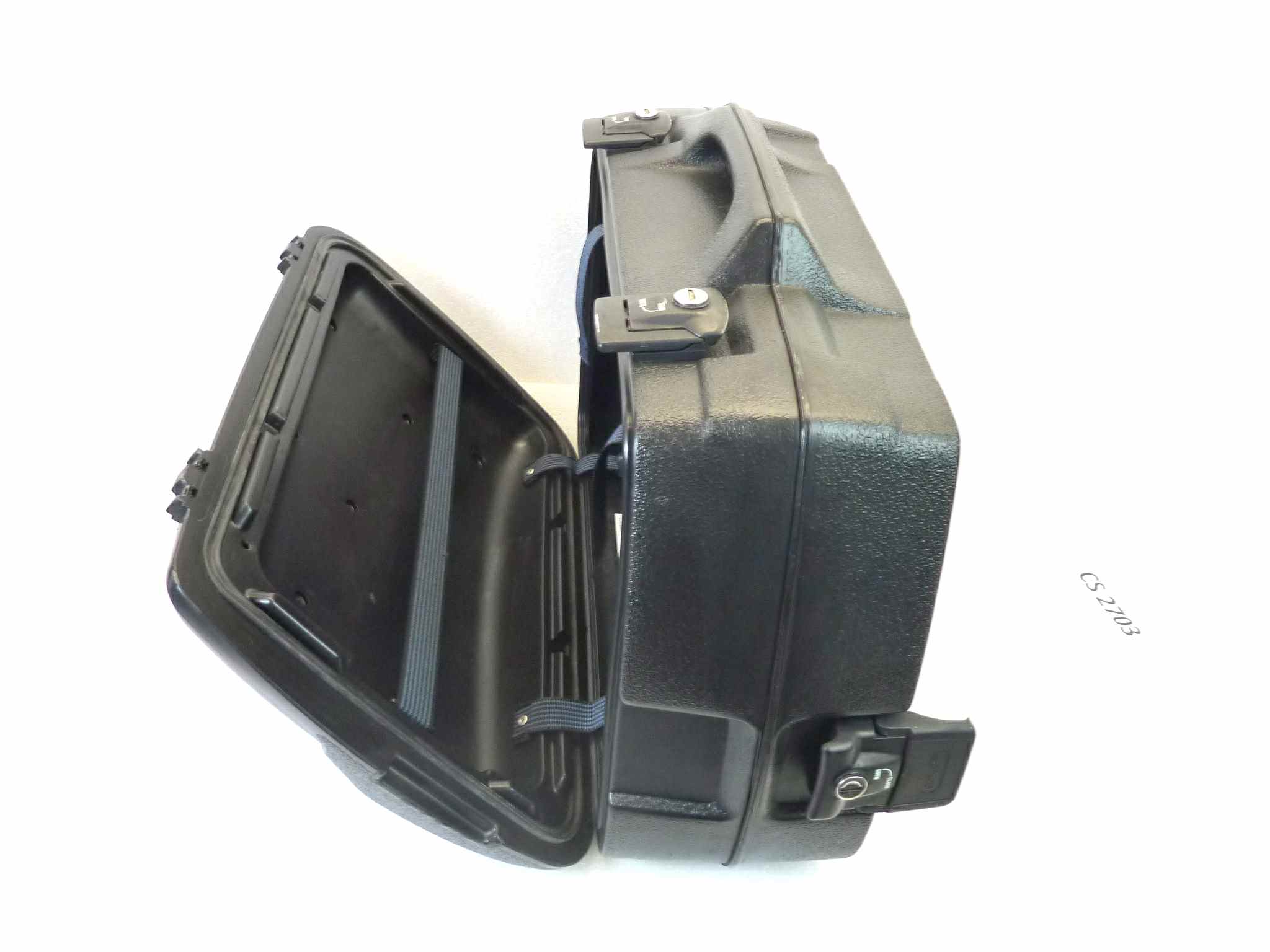 Borsa laterale Guzzi Breva 750 sinistra Hepco 30 L con ulteriori 3 serrature compatibili con stessa chiave - immagine 9