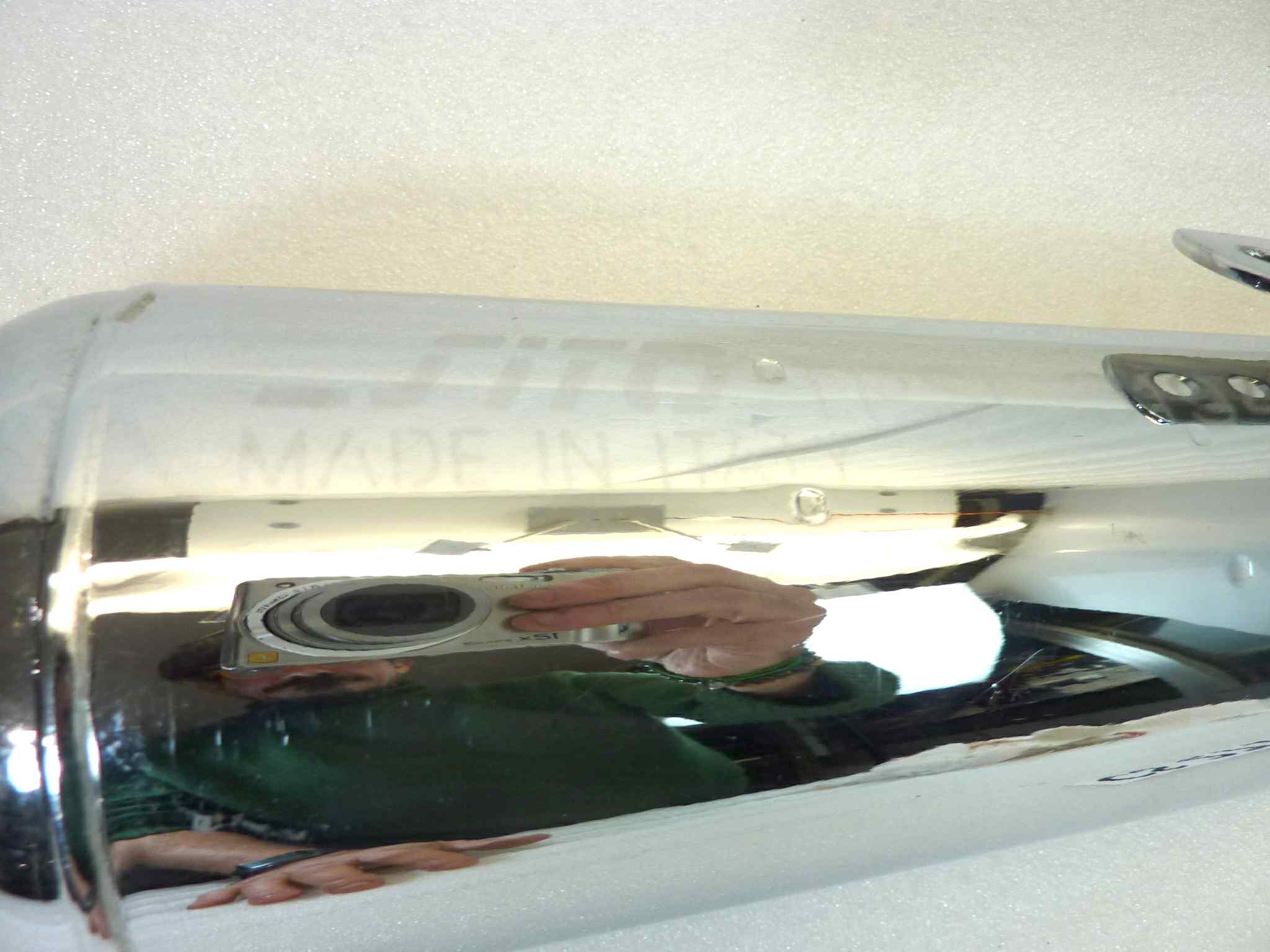 Marmitta Sito TPSI 3194 silenziatore scarico terminale muffler diametro imbocco 47 mm - lunghezza 625 mm NUOVO fondo di magazzino, vedi foto LEGGI DESCRIZIONE - immagine 2