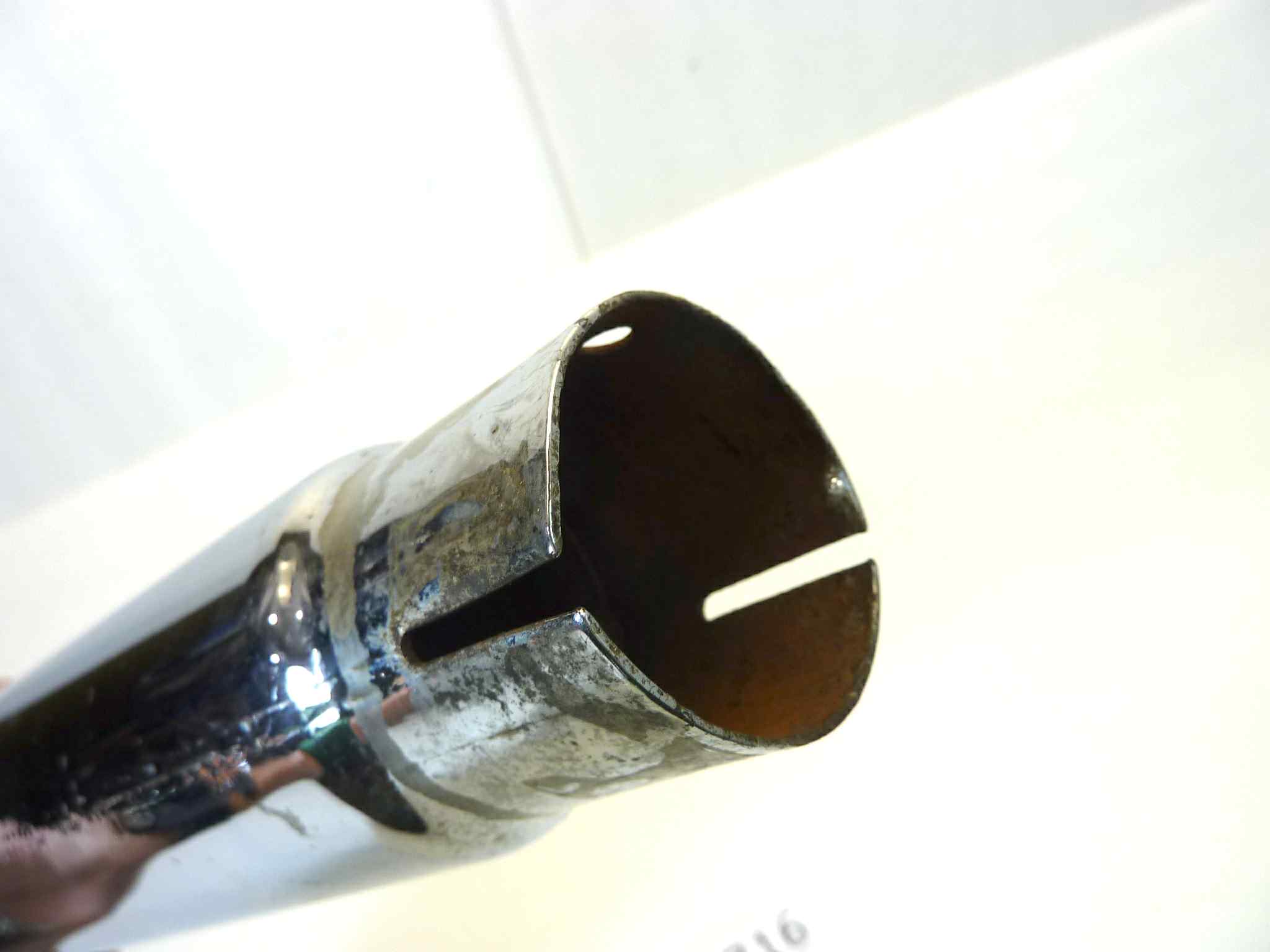 Marmitta Sito Guzzi Benelli Gilera Morini moto epoca Lav.4TM 1216/17/18 CN silenziatore scarico terminale muffler diamentro imbocco 38 mm - lunghezza tot 660 mm - distanzza imbocco/staffa 70 mm - immagine 11