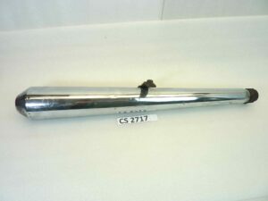 Marmitta Decibel 762/S Guzzi Benelli Morini Gilera moto epoca silenziatore scarico terminale muffler diamentro imbocco 32 mm - lunghezza tot 645 mm - distanzza imbocco/staffa 330 mm