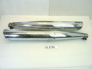Coppia marmitte Lafranconi competizione Guzzi dgm 8414 silenziatore scarico terminale muffler diamentro imbocco 40 mm vedi foto per compatibilità