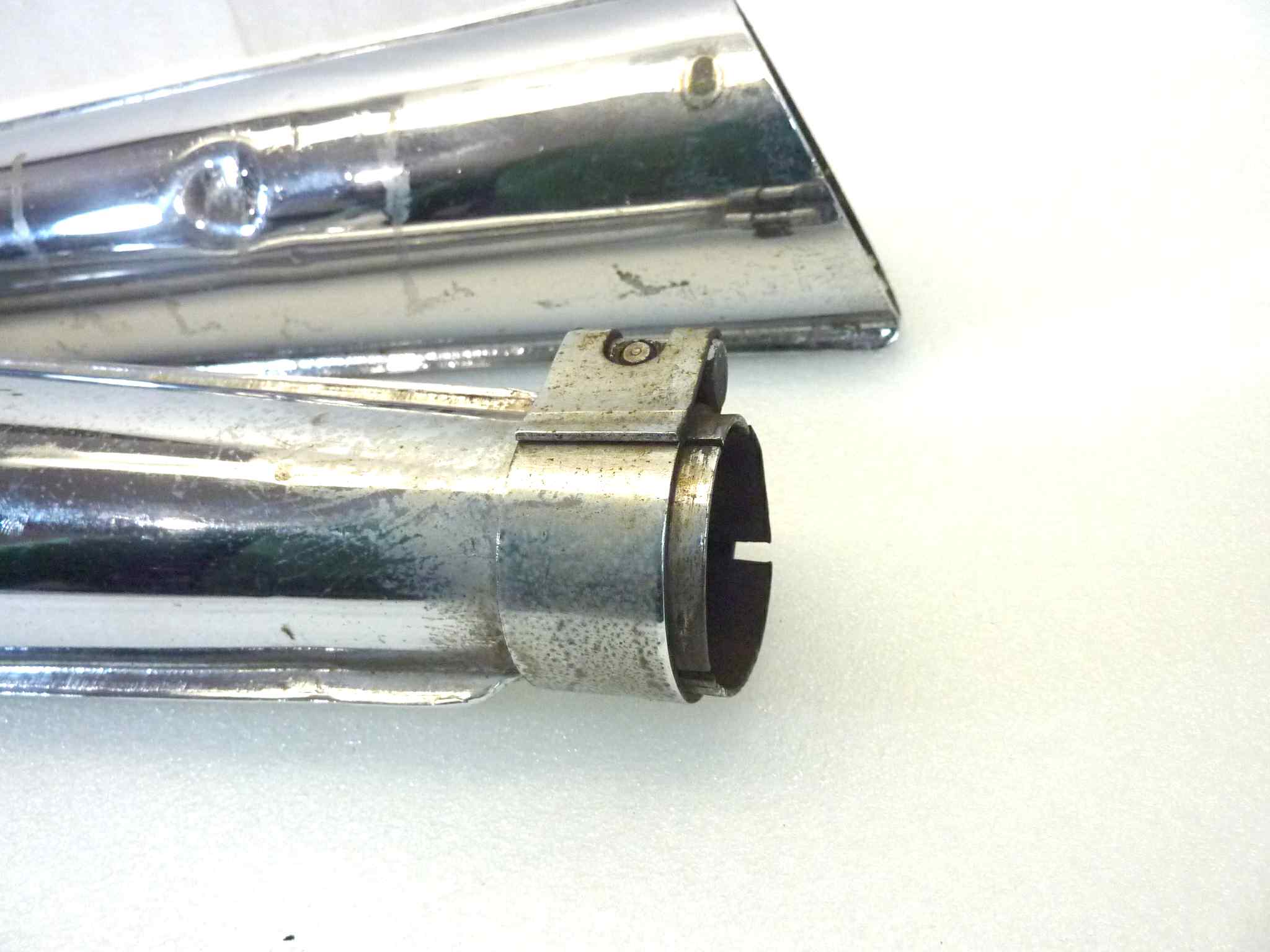 Coppia marmitte Lafranconi competizione Guzzi dgm 8414 silenziatore scarico terminale muffler diamentro imbocco 40 mm vedi foto per compatibilità - immagine 15