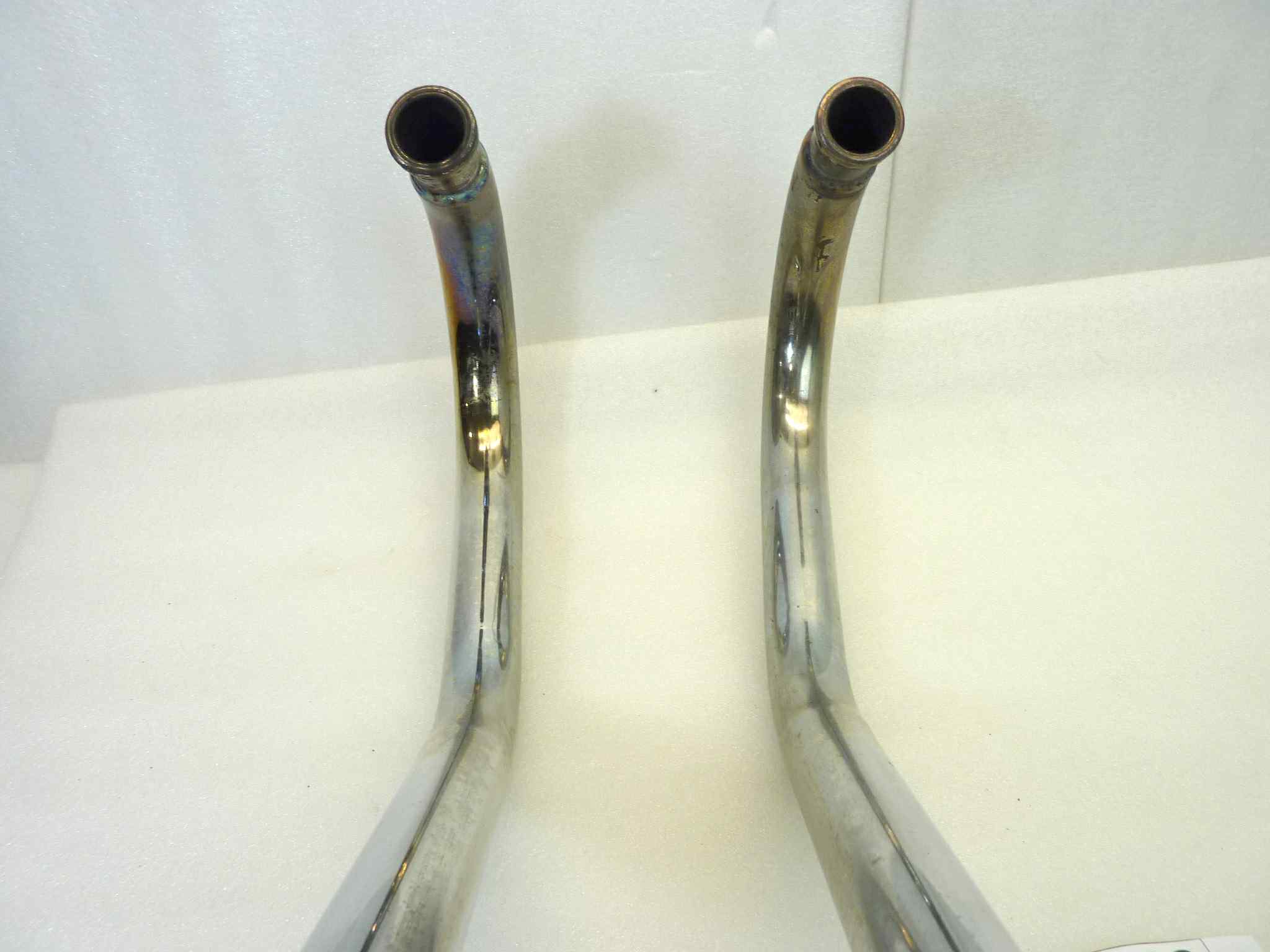 Coppia collettori di scarico Guzzi T27D T27S V35 Imola 1 2 V65 Lario 4V V50 Monza diametro 38/39 mm - immagine 11
