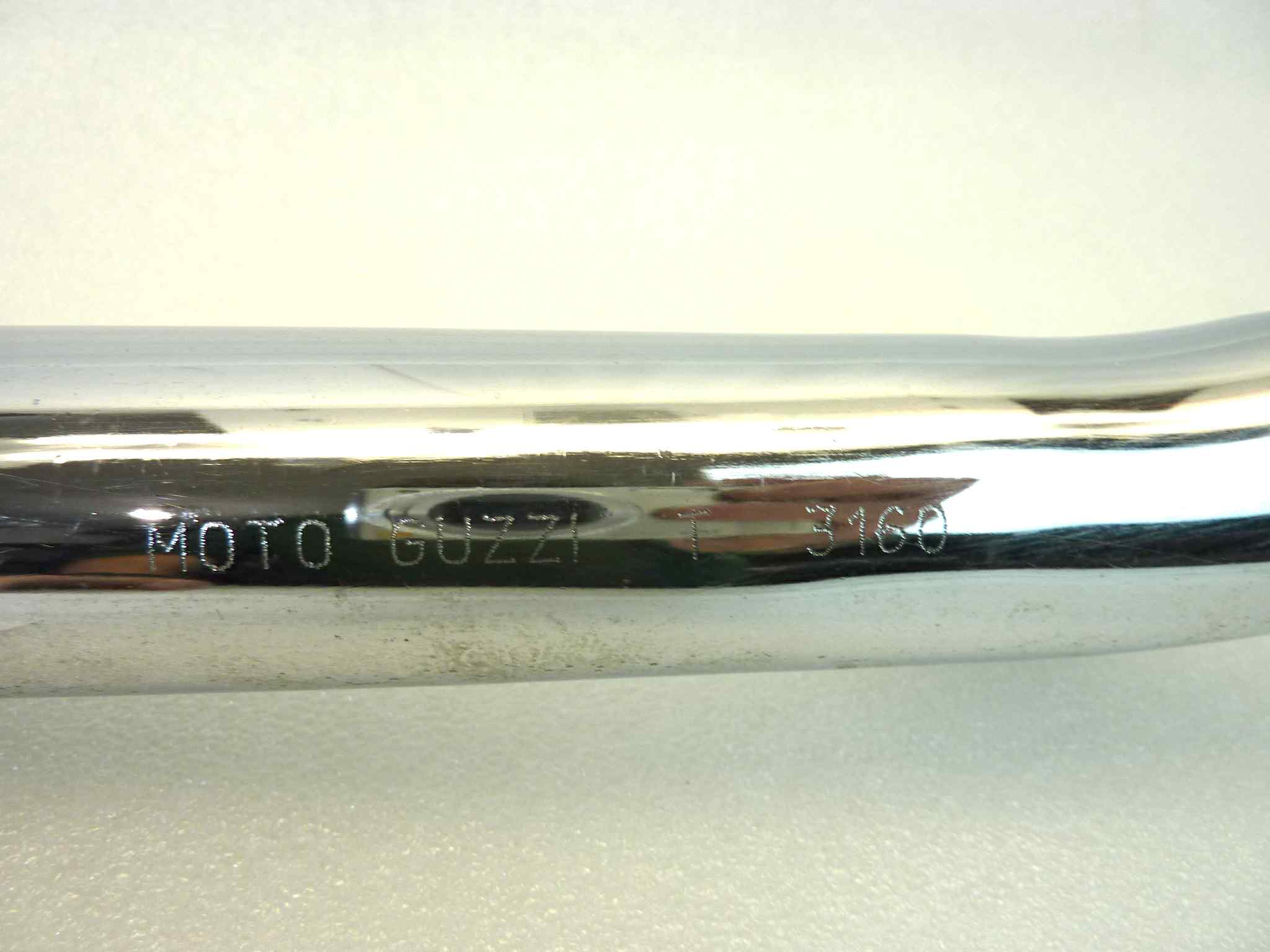 Collettore di scarico Moto Guzzi V35 Custom sinistro diametro finale 36 mm - immagine 2