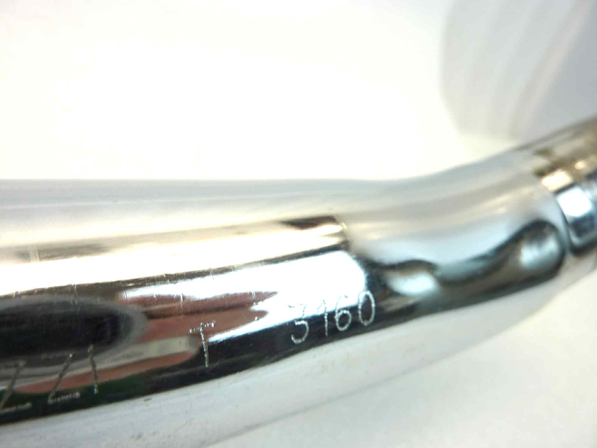 Collettore di scarico Moto Guzzi V35 Custom sinistro diametro finale 36 mm - immagine 3