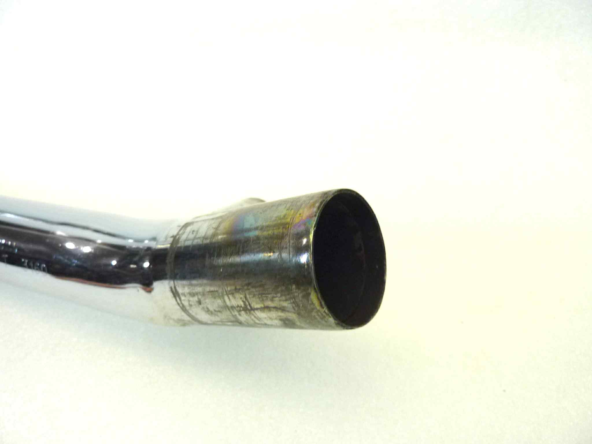 Collettore di scarico Moto Guzzi V35 Custom sinistro diametro finale 36 mm - immagine 4
