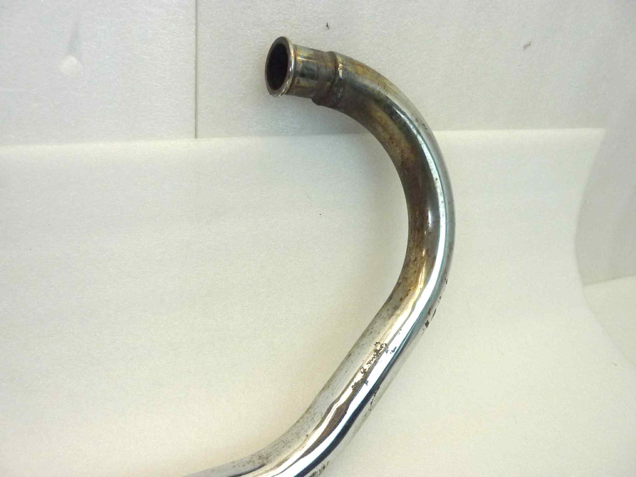 Collettore di scarico Moto Guzzi V35 Custom destro diametro finale 36 mm - immagine 5