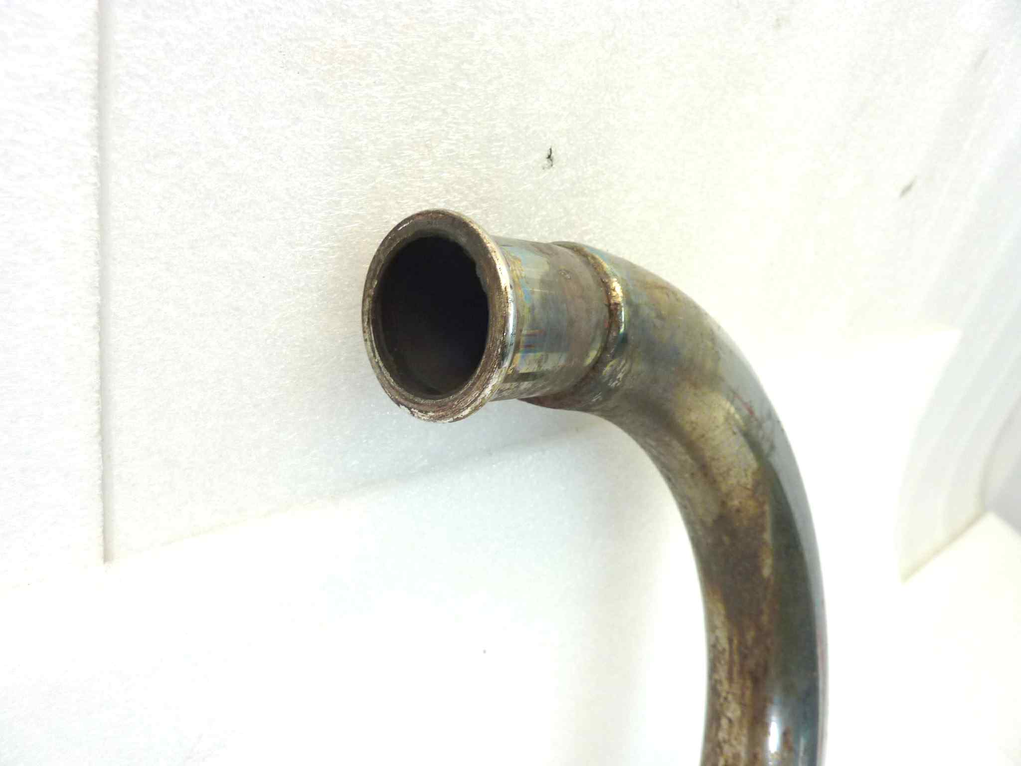 Collettore di scarico Moto Guzzi V35 Custom destro diametro finale 36 mm - immagine 6