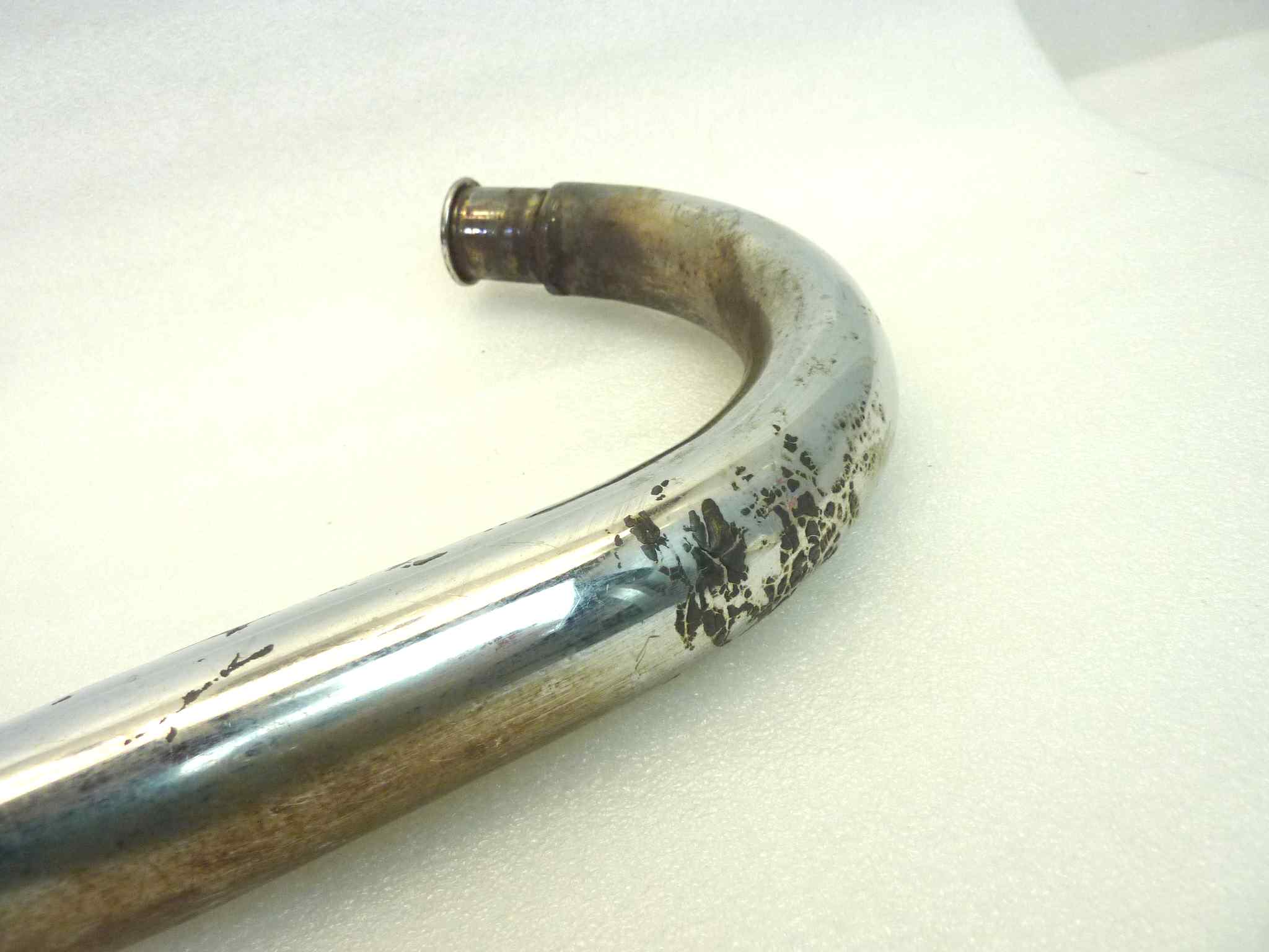 Collettore di scarico Moto Guzzi V35 Custom destro diametro finale 36 mm - immagine 10