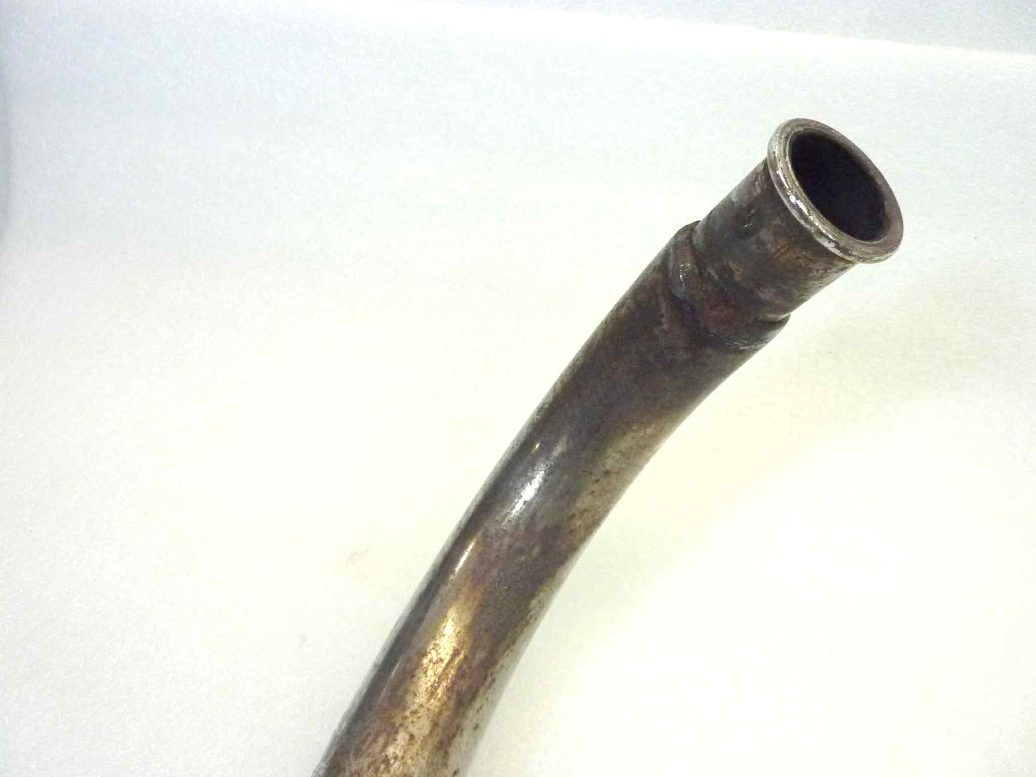 Collettore di scarico Moto Guzzi V35 Custom destro diametro finale 36 mm - immagine 16
