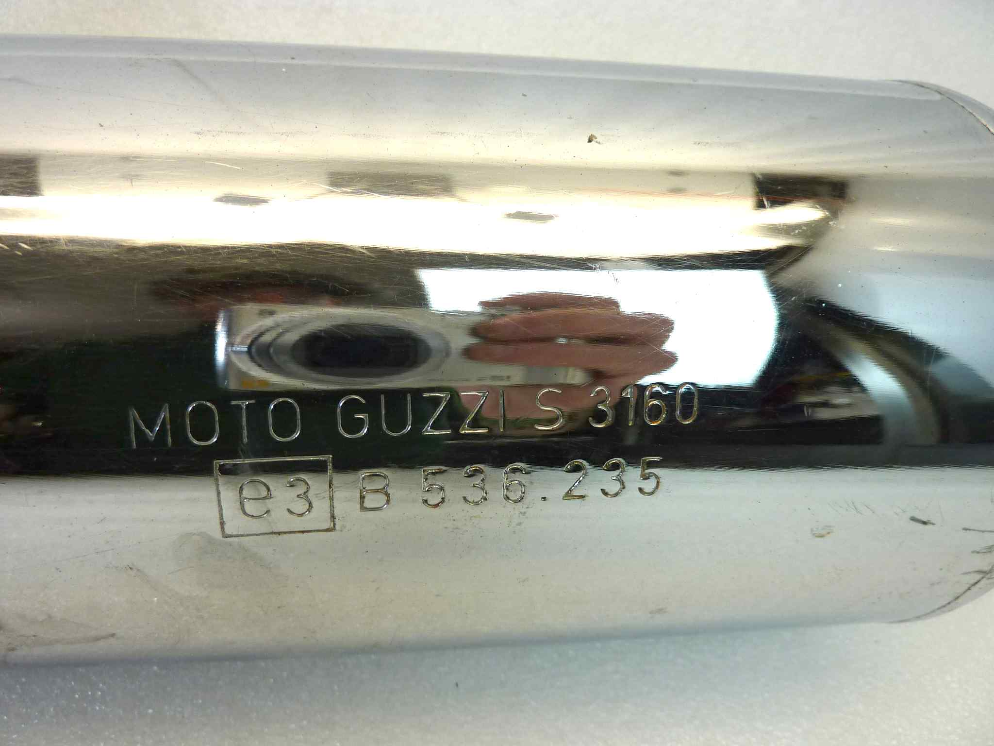 Marmitta Moto Guzzi Nevada 350 750 sinistro Lafranconi 11 S3160 B 536235 silenziatore scarico terminale muffler - immagine 3