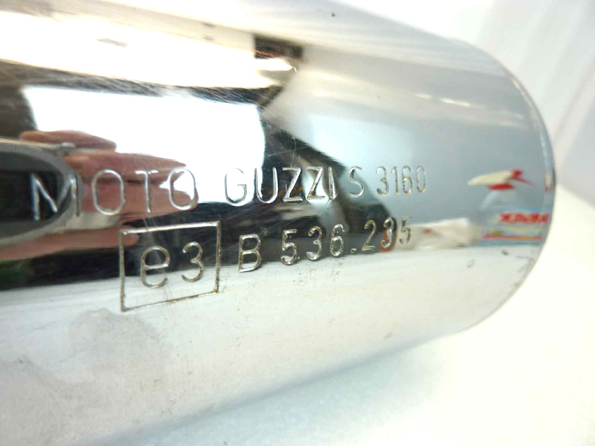 Marmitta Moto Guzzi Nevada 350 750 sinistro Lafranconi 11 S3160 B 536235 silenziatore scarico terminale muffler - immagine 4