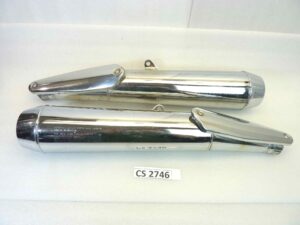 Coppia marmitte Guzzi Nevada 350 750 C1028 ZGU1015 41R 030089 030047 030036 Lafranconi silenziatore scarico terminale muffler