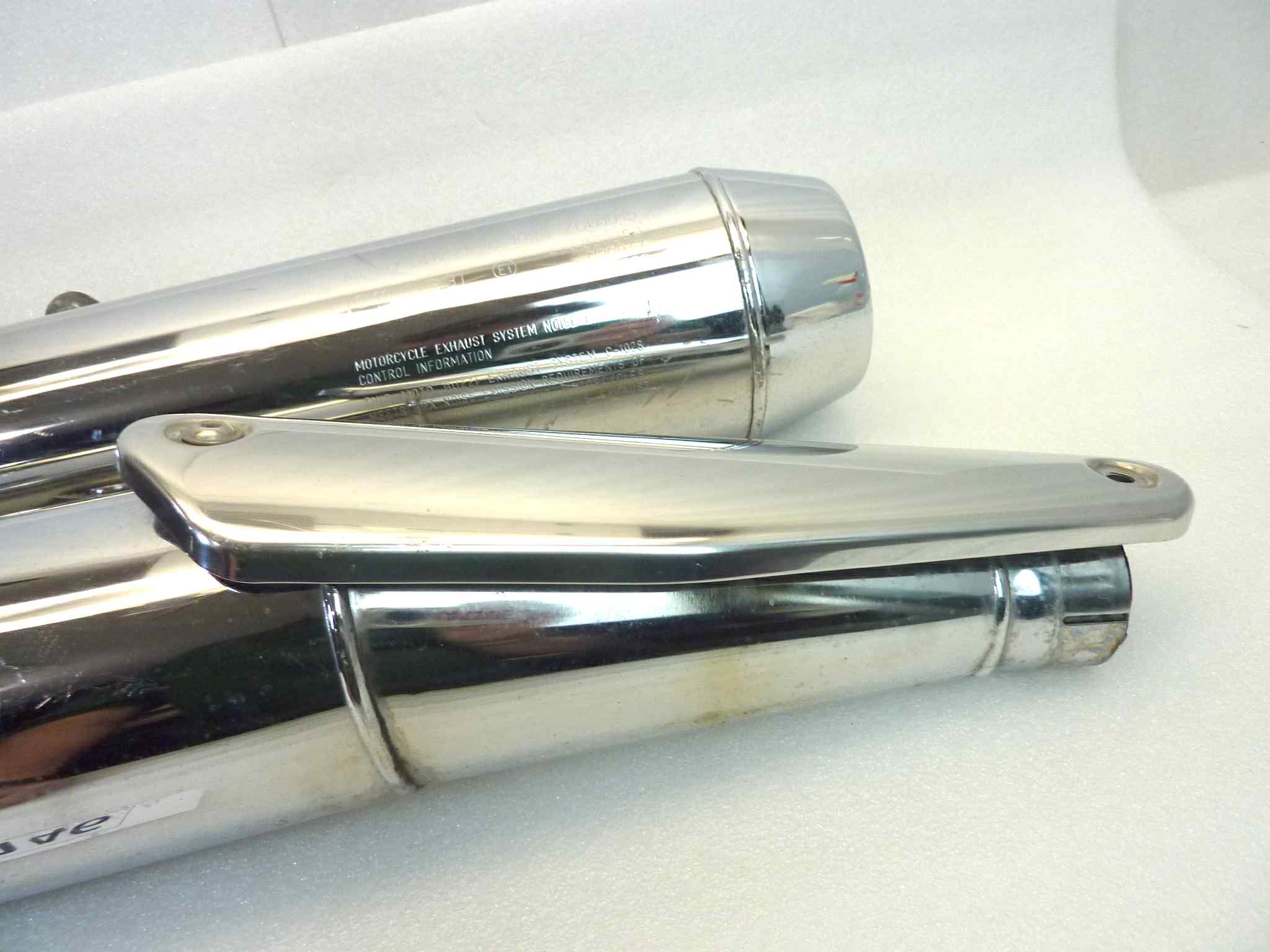 Coppia marmitte Guzzi Nevada 350 750 C1028 ZGU1015 41R 030089 030047 030036 Lafranconi silenziatore scarico terminale muffler - immagine 8