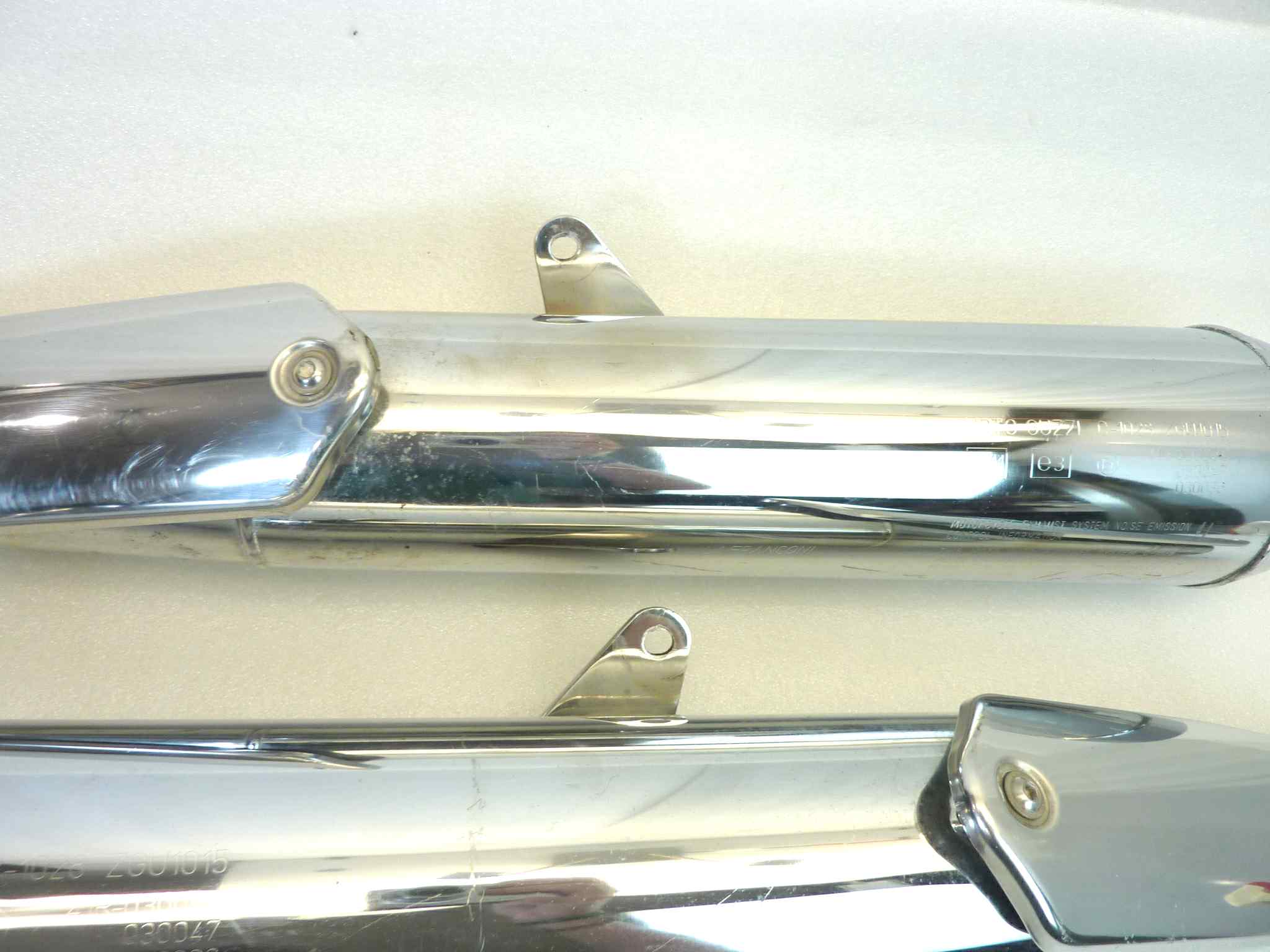 Coppia marmitte Guzzi Nevada 350 750 C1028 ZGU1015 41R 030089 030047 030036 Lafranconi silenziatore scarico terminale muffler - immagine 10