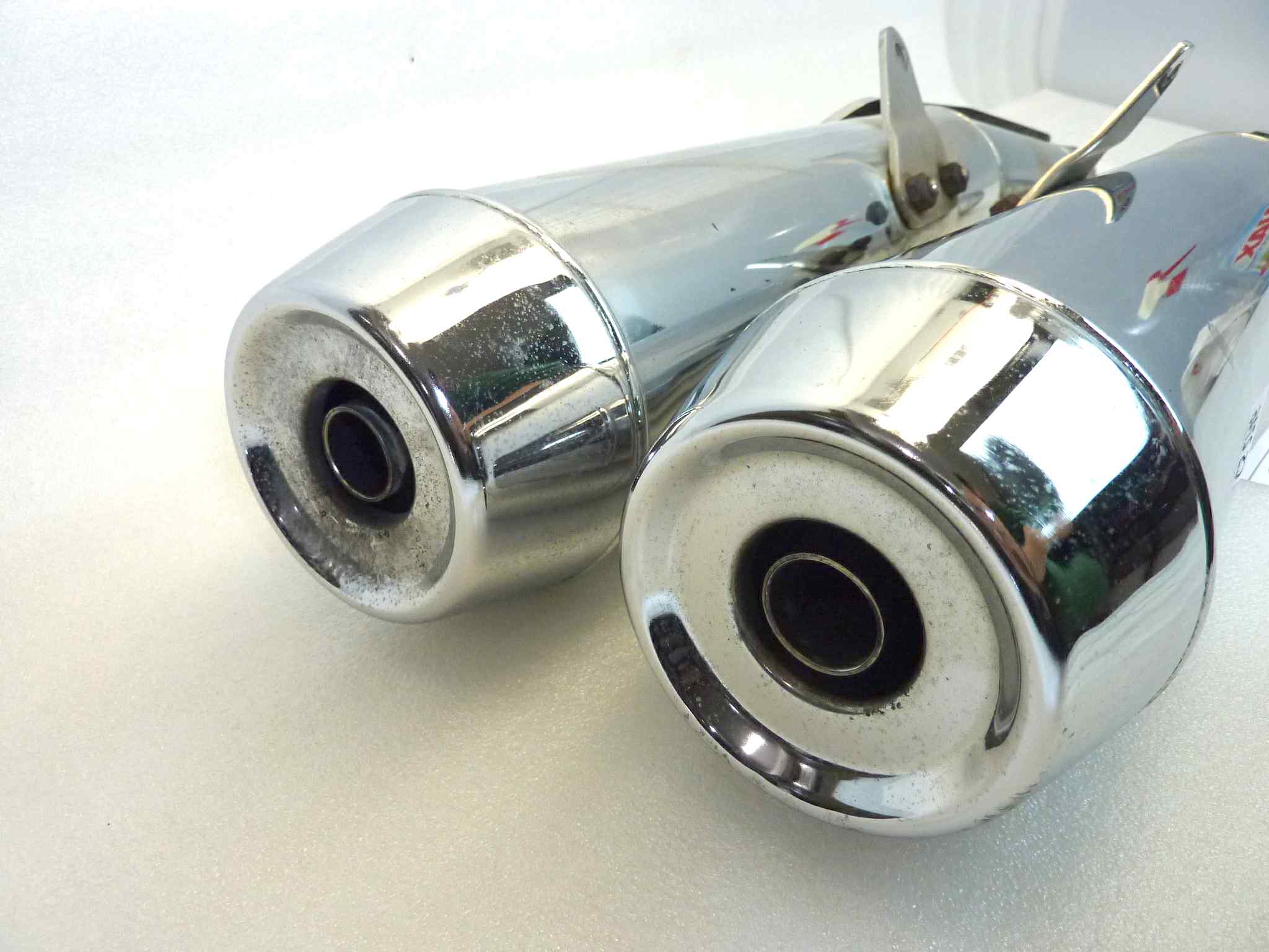 Coppia marmitte Guzzi Nevada 350 750 C1028 ZGU1015 41R 030089 030047 030036 Lafranconi silenziatore scarico terminale muffler - immagine 16