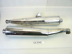 Coppia marmitte Guzzi Nevada 350 750 Lafranconi 21 S3160 B 536235 silenziatore scarico terminale muffler