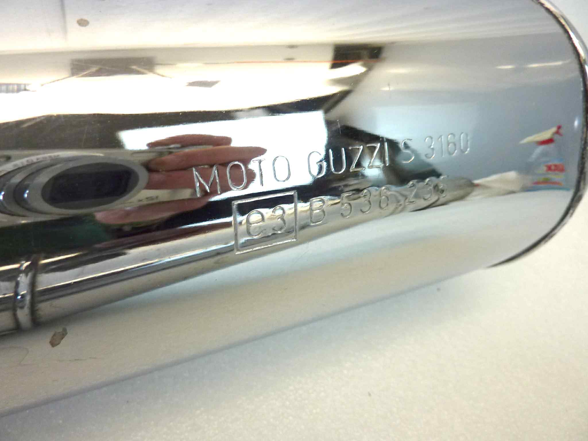 Coppia marmitte Guzzi Nevada 350 750 Lafranconi 21 S3160 B 536235 silenziatore scarico terminale muffler - immagine 4