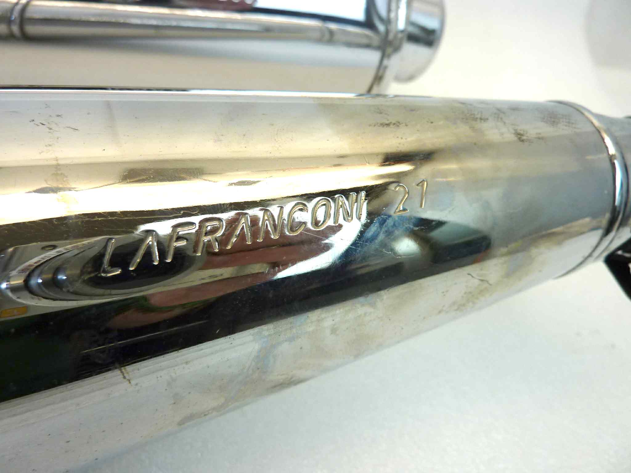 Coppia marmitte Guzzi Nevada 350 750 Lafranconi 21 S3160 B 536235 silenziatore scarico terminale muffler - immagine 5