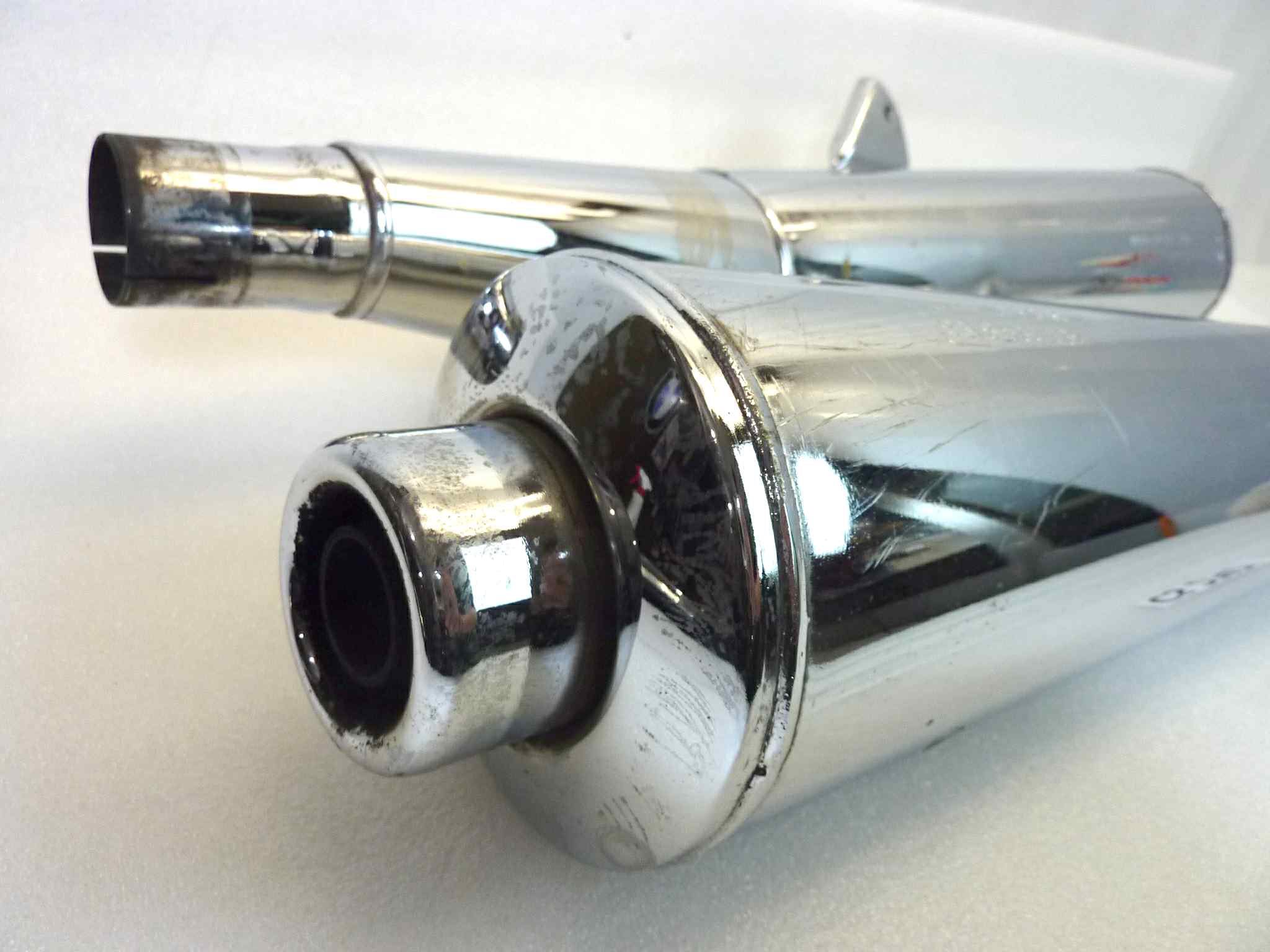 Coppia marmitte Guzzi Nevada 350 750 Lafranconi 21 S3160 B 536235 silenziatore scarico terminale muffler - immagine 9
