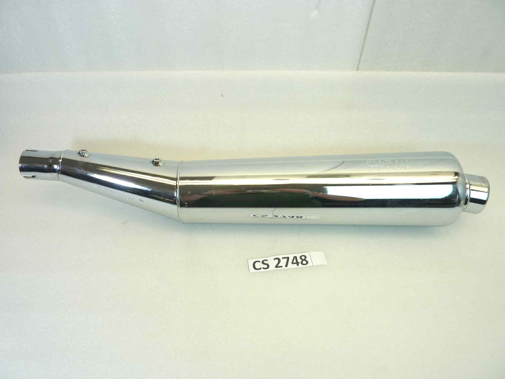 Marmitta Moto Guzzi Nevada 350 750 sinistra Lafraconi 21 S3160 B 536235 silenziatore scarico terminale muffler NUOVO fondo di magazzino, vedi foto LEGGI DESCRIZIONE riporta un difetto evidente sulla cromatura ma rimane nella parte interna