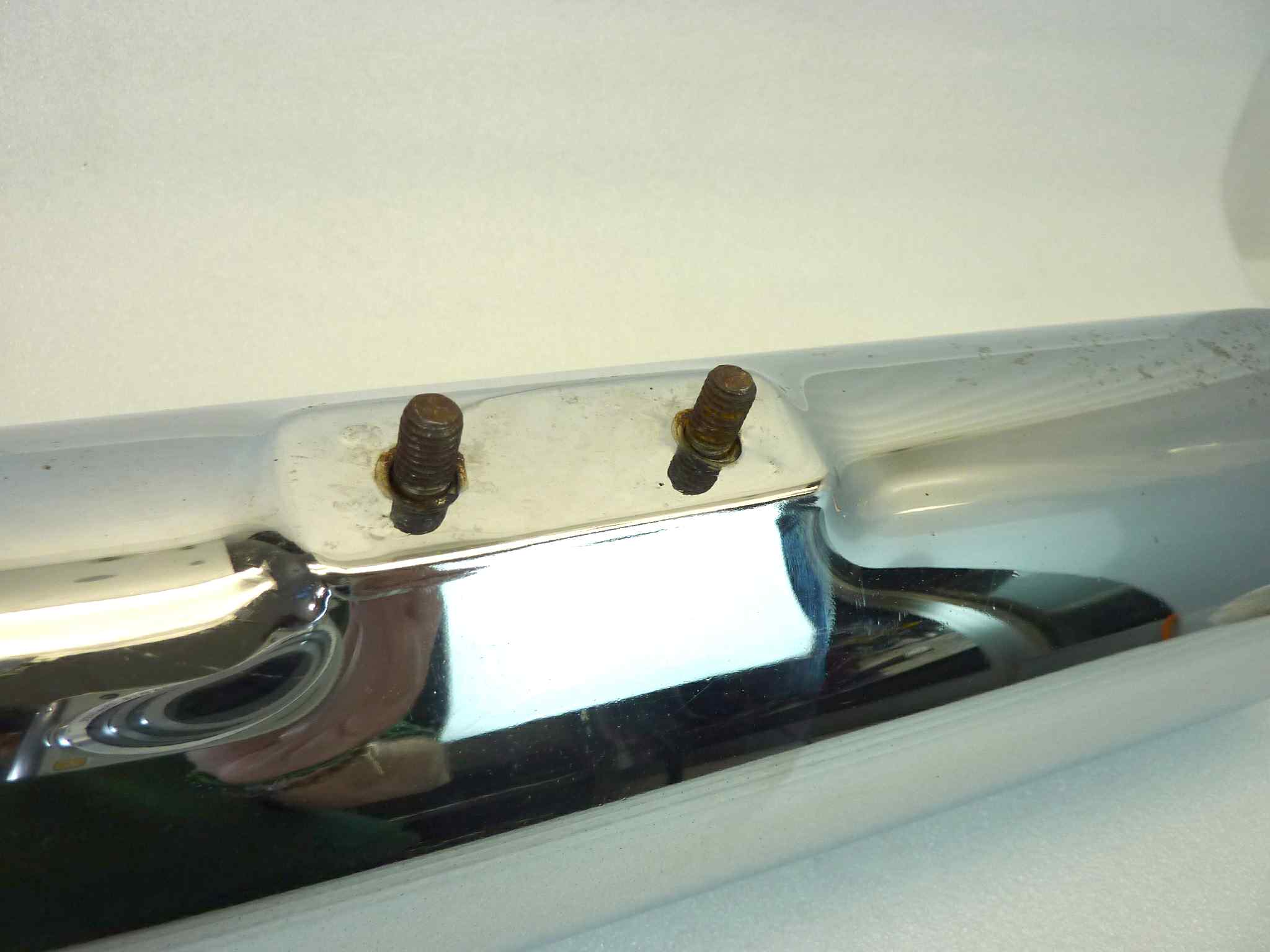 Marmitta Moto Guzzi Nevada 350 750 sinistra Lafraconi 21 S3160 B 536235 silenziatore scarico terminale muffler NUOVO fondo di magazzino, vedi foto LEGGI DESCRIZIONE riporta un difetto evidente sulla cromatura ma rimane nella parte interna - immagine 9