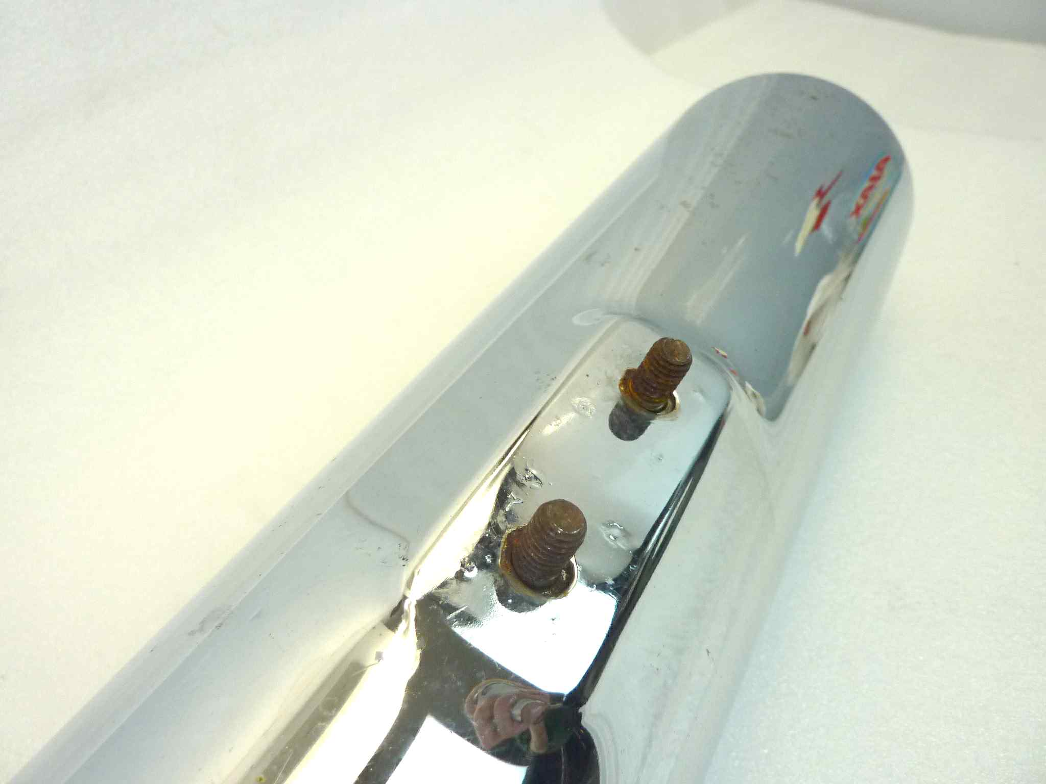 Marmitta Moto Guzzi Nevada 350 750 sinistra Lafraconi 21 S3160 B 536235 silenziatore scarico terminale muffler NUOVO fondo di magazzino, vedi foto LEGGI DESCRIZIONE riporta un difetto evidente sulla cromatura ma rimane nella parte interna - immagine 10