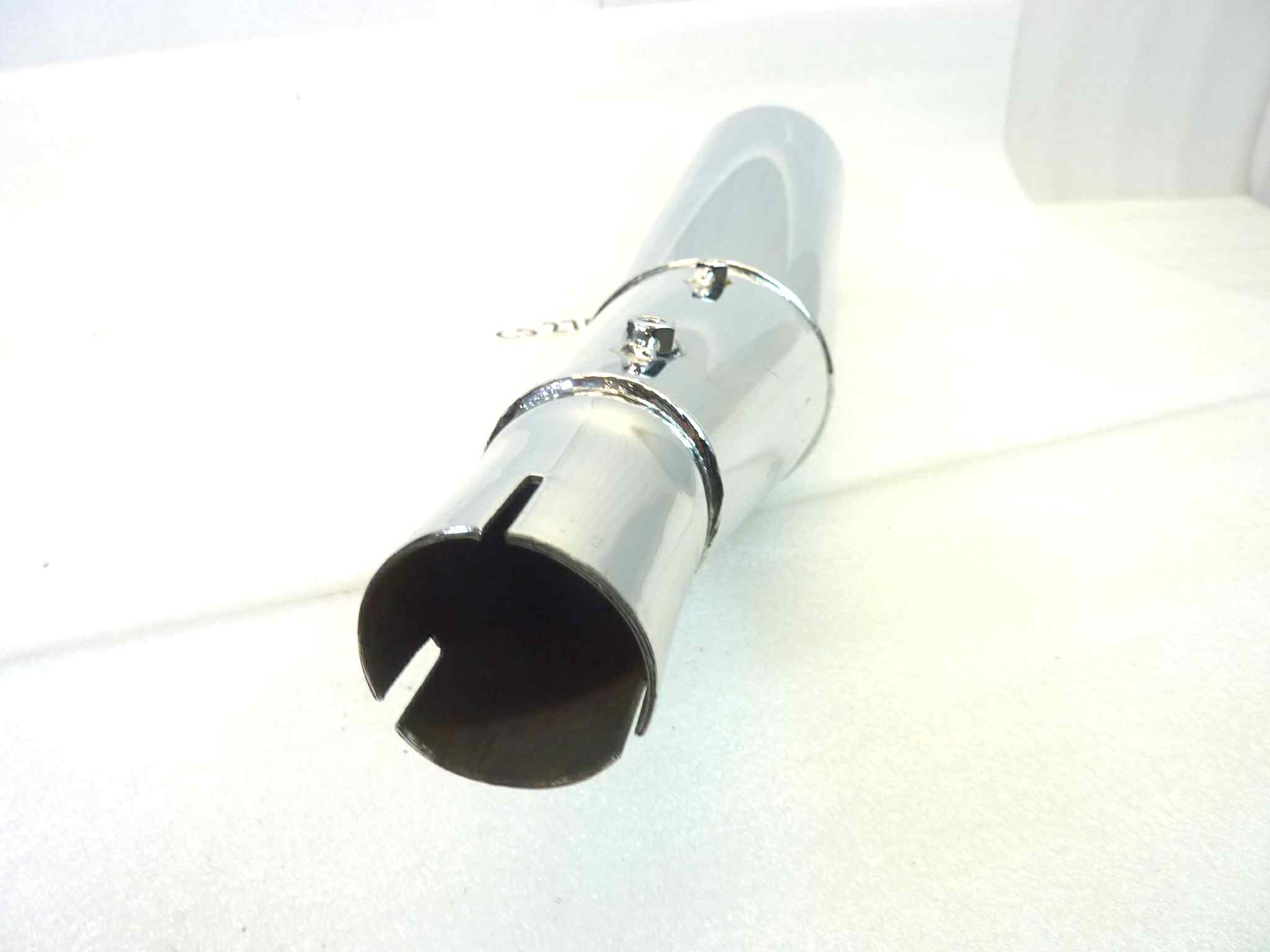 Marmitta Moto Guzzi Nevada 350 750 sinistra Lafraconi 21 S3160 B 536235 silenziatore scarico terminale muffler NUOVO fondo di magazzino, vedi foto LEGGI DESCRIZIONE riporta un difetto evidente sulla cromatura ma rimane nella parte interna - immagine 11