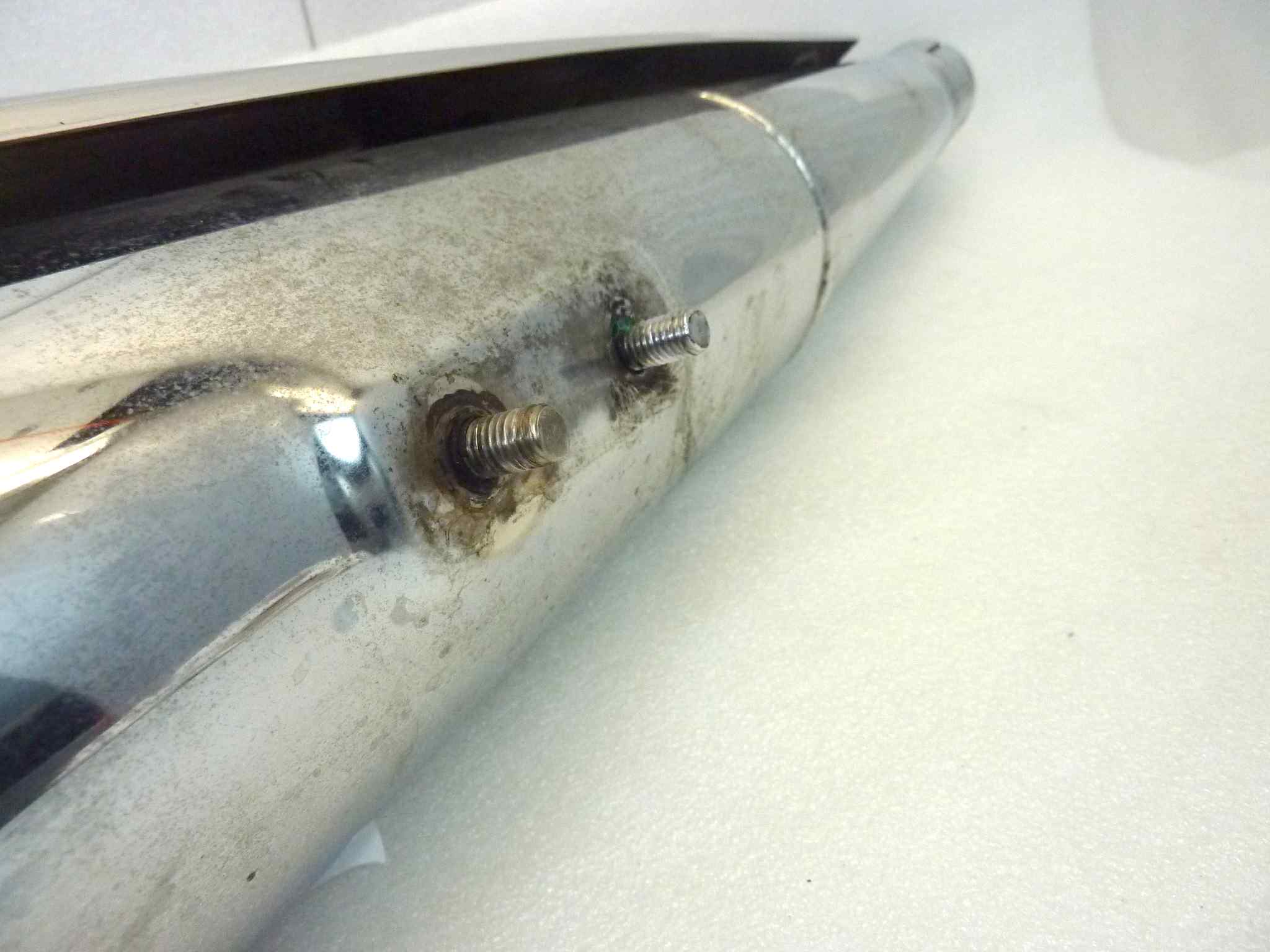 Marmitta Moto Guzzi Breva 750 sinistra C 1028 SX Lafranconi silenziatore scarico terminale muffler - immagine 12