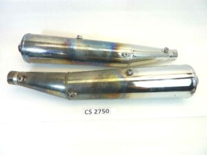 Coppia marmitte Guzzi Breva 750 C 1028 SX 1028 DX Lafranconi silenziatore scarico terminale muffler