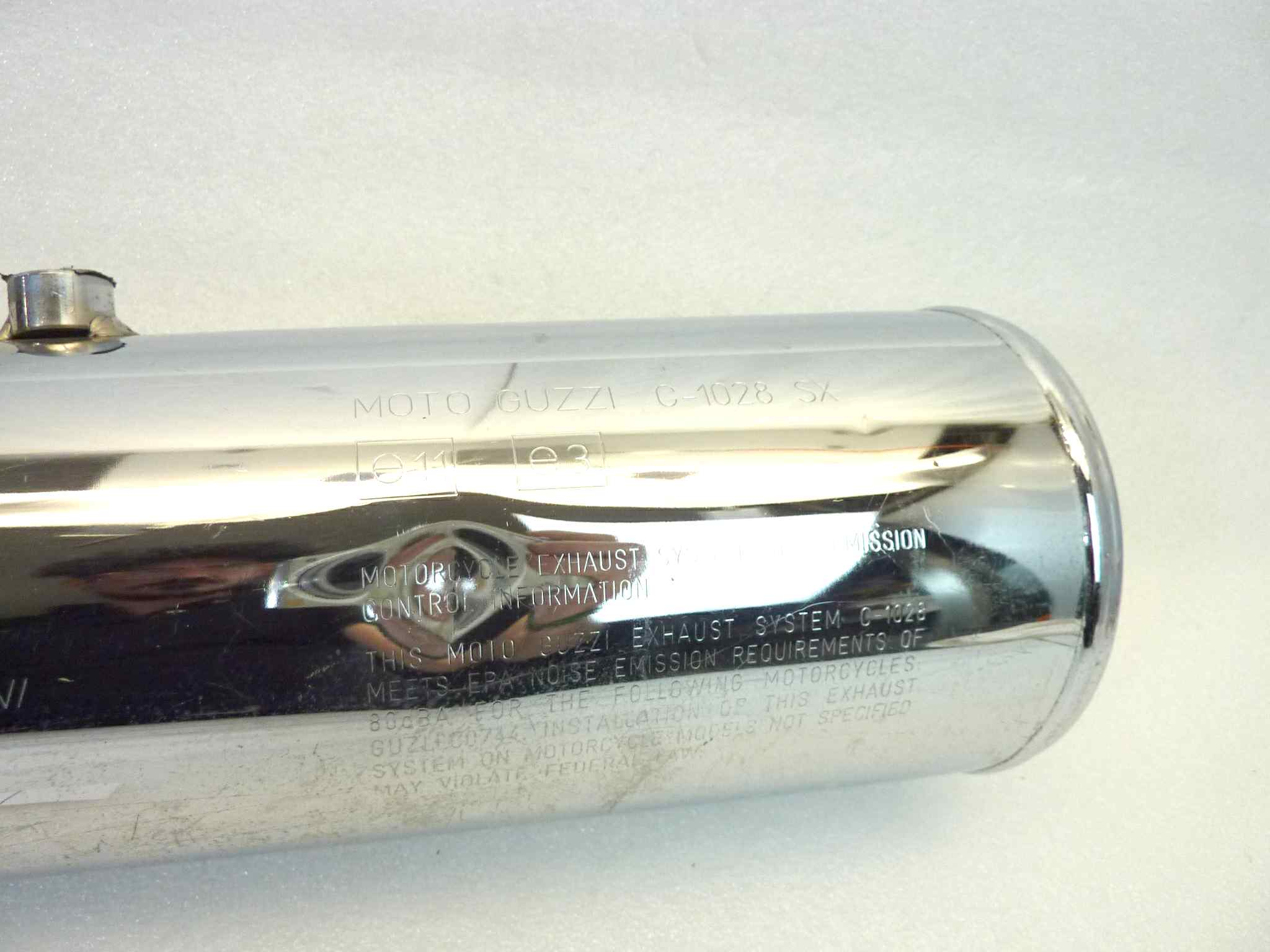 Marmitta Moto Guzzi Breva 750 sinistra C 1028 SX Lafranconi silenziatore scarico terminale muffler - immagine 3