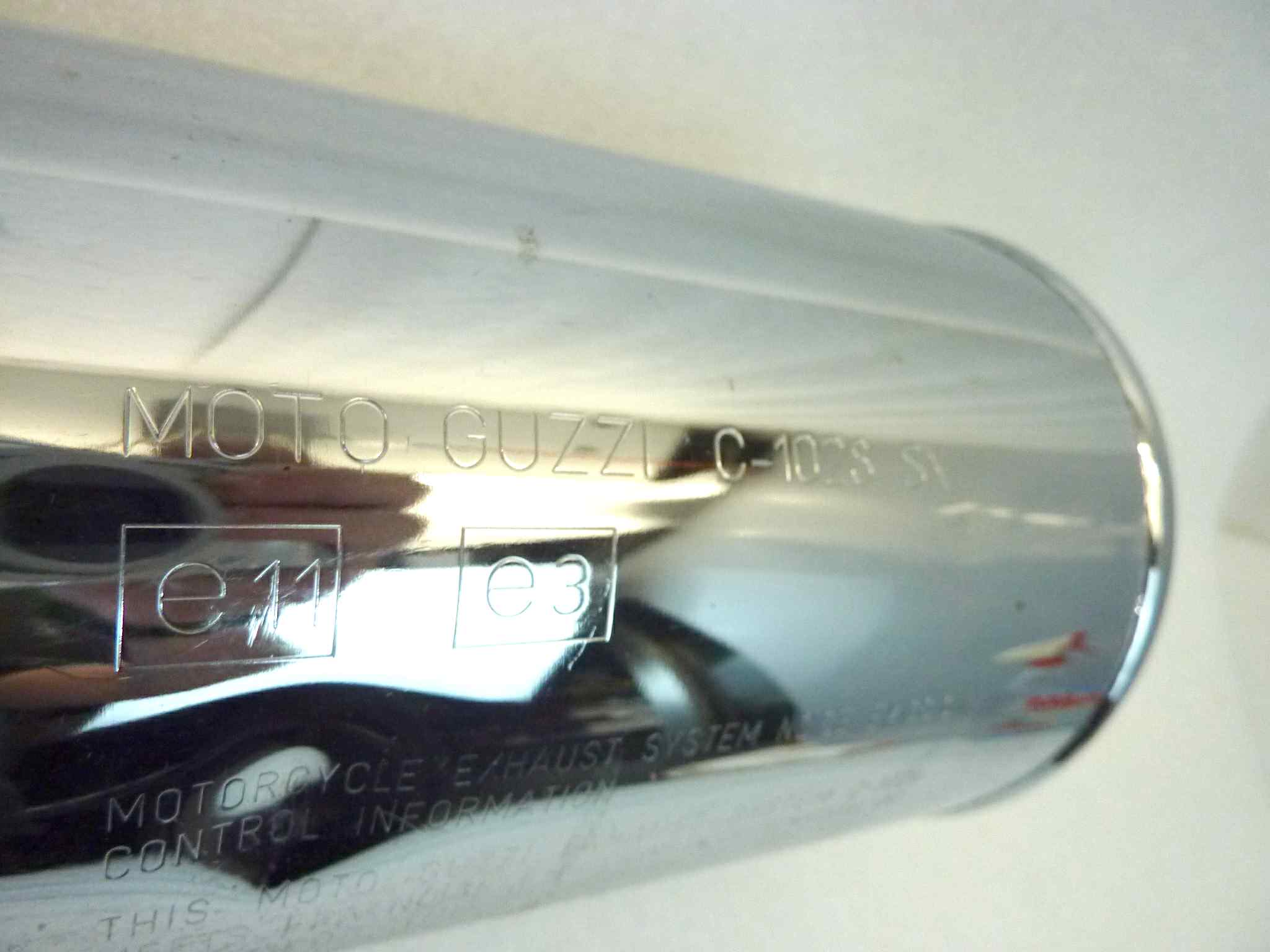 Marmitta Moto Guzzi Breva 750 sinistra C 1028 SX Lafranconi silenziatore scarico terminale muffler - immagine 4