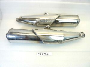 Coppia marmitte Guzzi Breva 750 C1028 SX 1028 DX Lafranconi silenziatore scarico terminale muffler