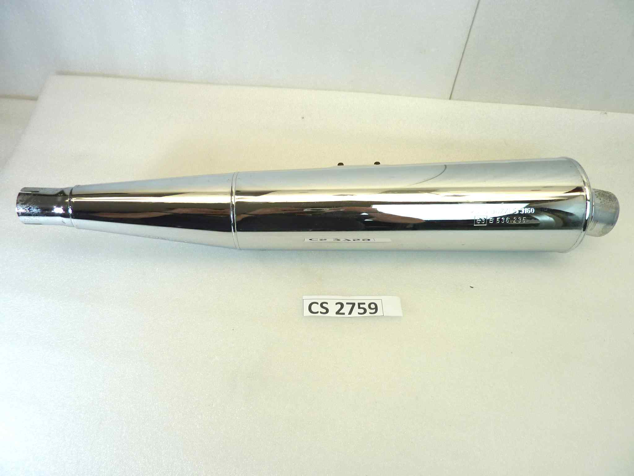 Marmitta Moto Guzzi Nevada 350 750 sinistro Lafranconi 11 S3160 B 536235 silenziatore scarico terminale muffler NUOVO fondo di magazzino, vedi foto LEGGI DESCRIZIONE