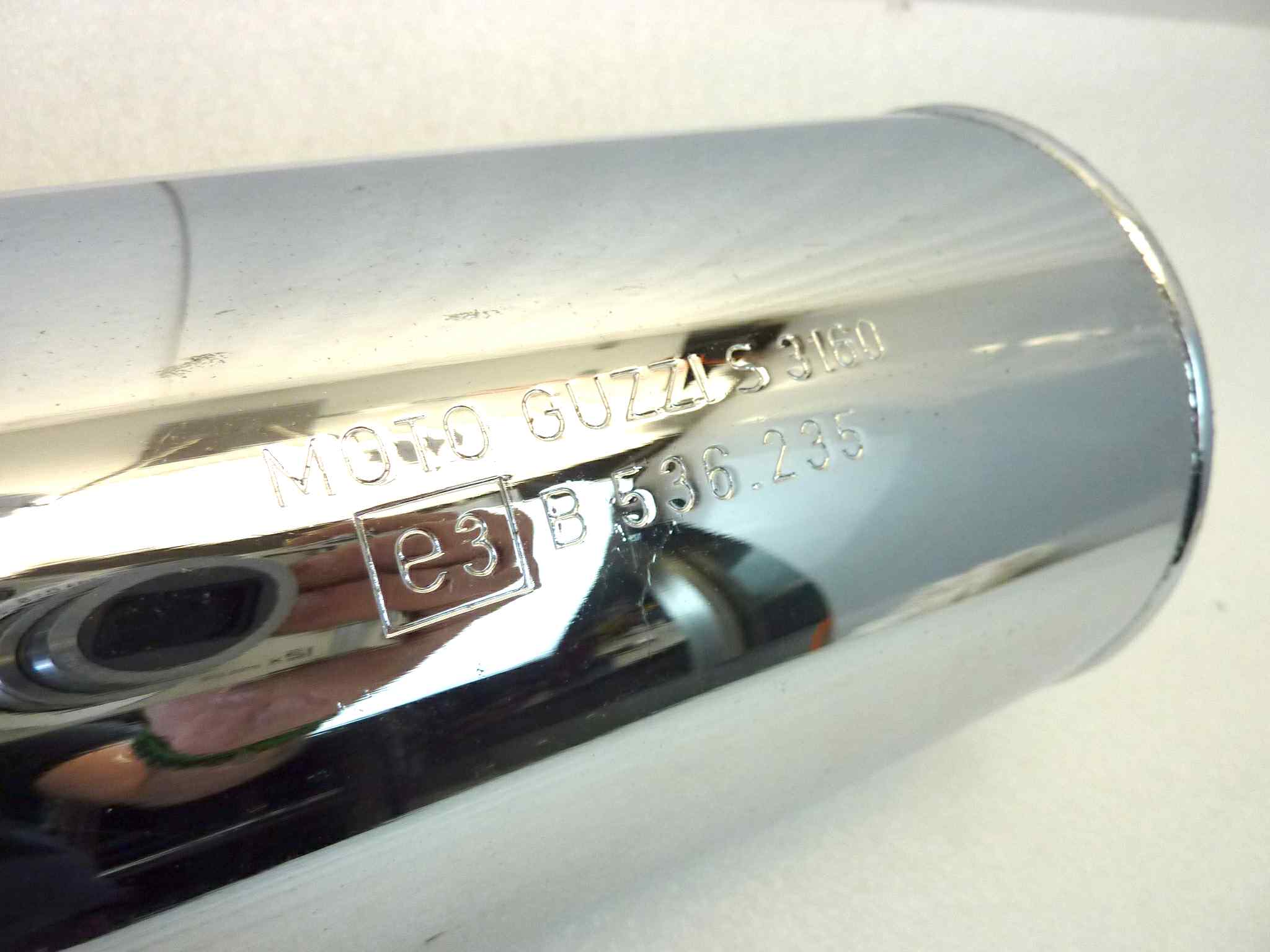 Marmitta Moto Guzzi Nevada 350 750 sinistro Lafranconi 11 S3160 B 536235 silenziatore scarico terminale muffler NUOVO fondo di magazzino, vedi foto LEGGI DESCRIZIONE - immagine 2