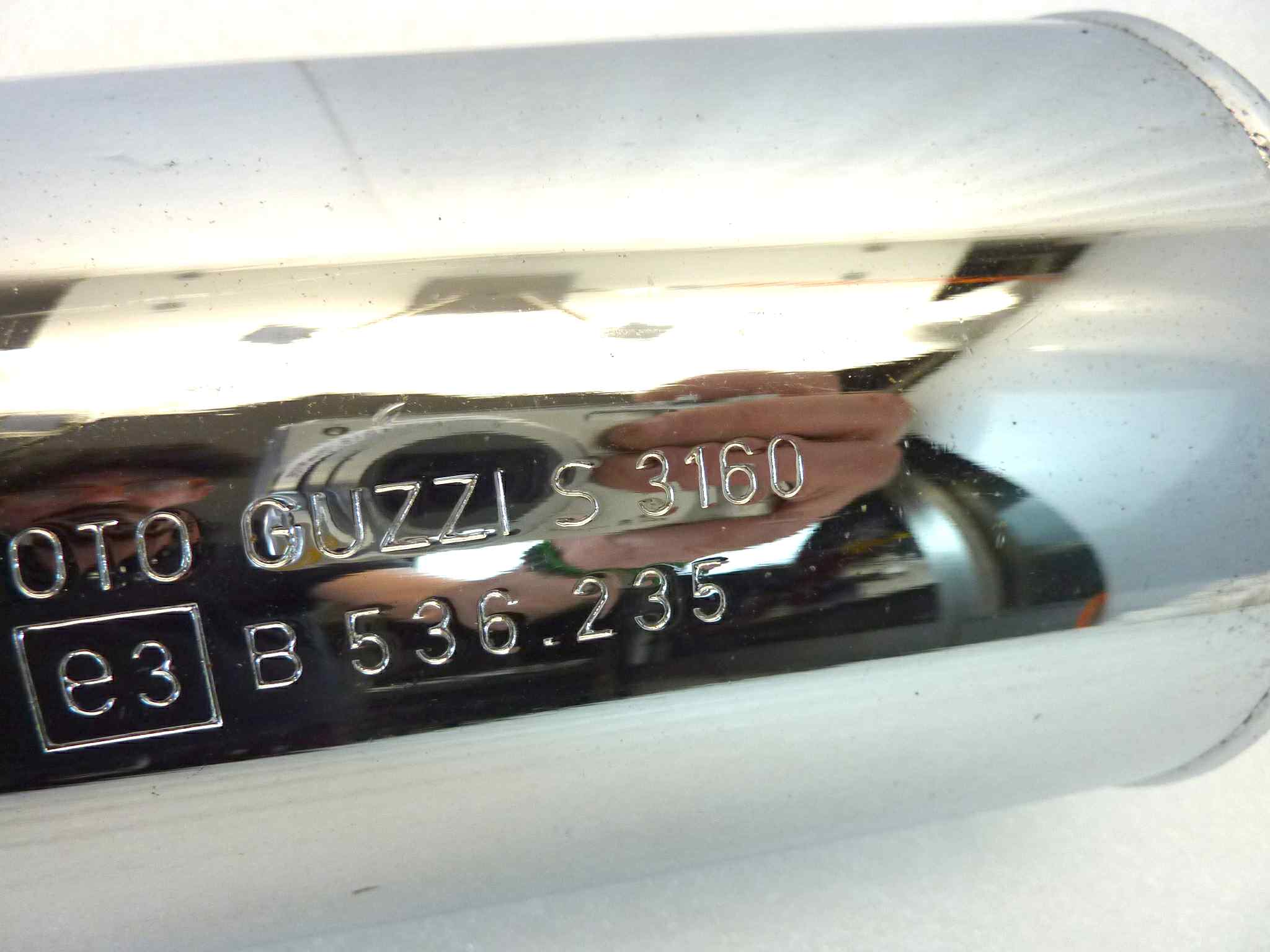 Marmitta Moto Guzzi Nevada 350 750 sinistro Lafranconi 11 S3160 B 536235 silenziatore scarico terminale muffler NUOVO fondo di magazzino, vedi foto LEGGI DESCRIZIONE - immagine 3