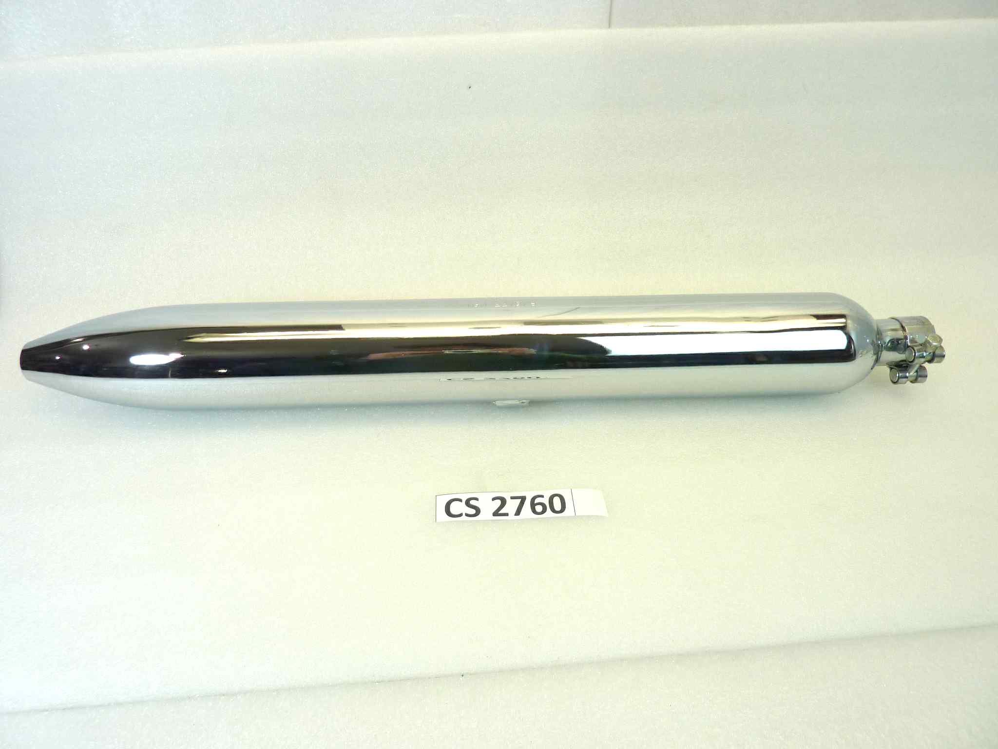 Marmitta Moto Guzzi Stornello 125 silenziatore scarico terminale muffler diametro imbocco 30 mm NUOVO fondo di magazzino, vedi foto LEGGI DESCRIZIONE - immagine 7