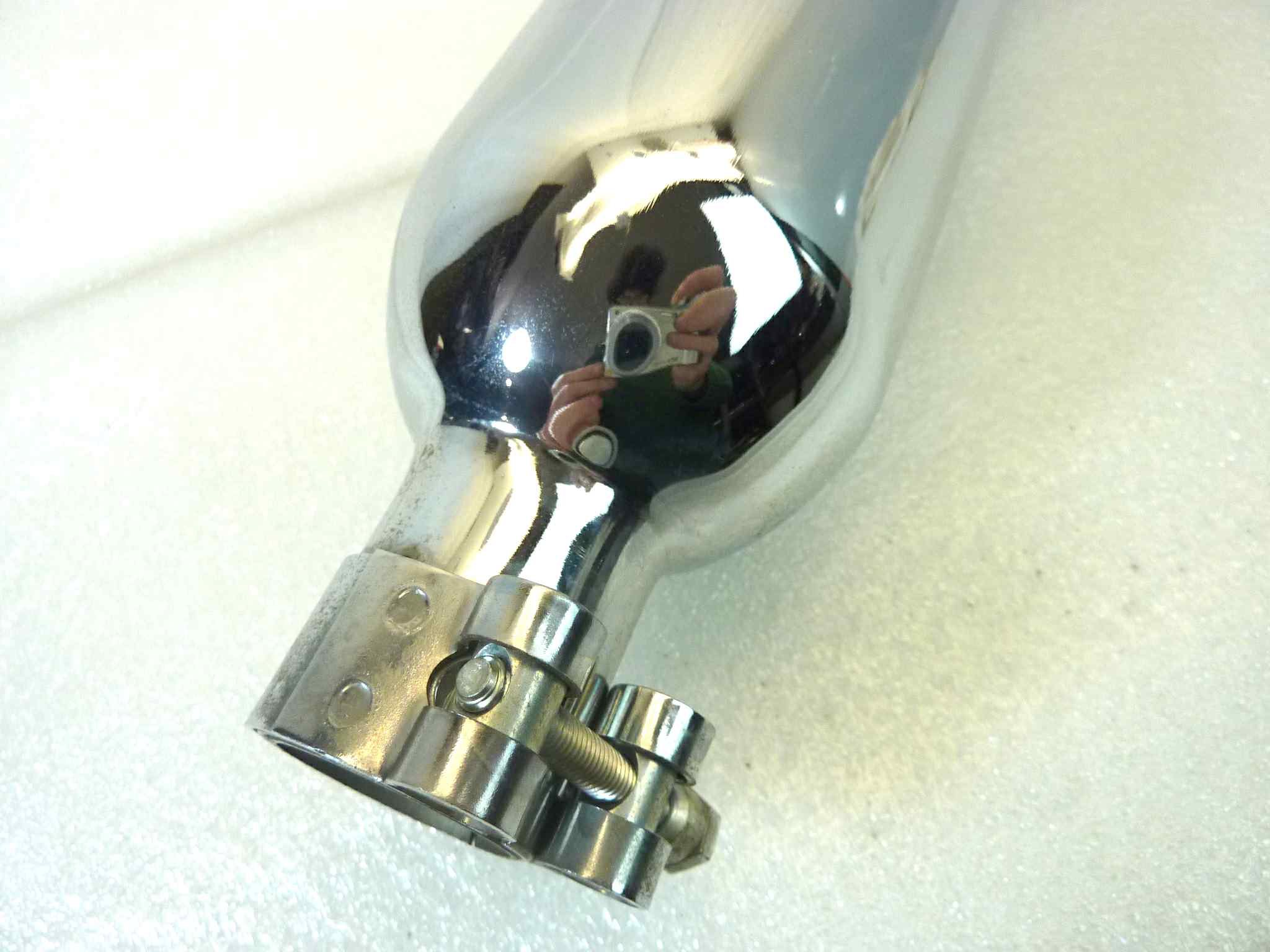 Marmitta Moto Guzzi Stornello 125 silenziatore scarico terminale muffler diametro imbocco 30 mm NUOVO fondo di magazzino, vedi foto LEGGI DESCRIZIONE - immagine 14