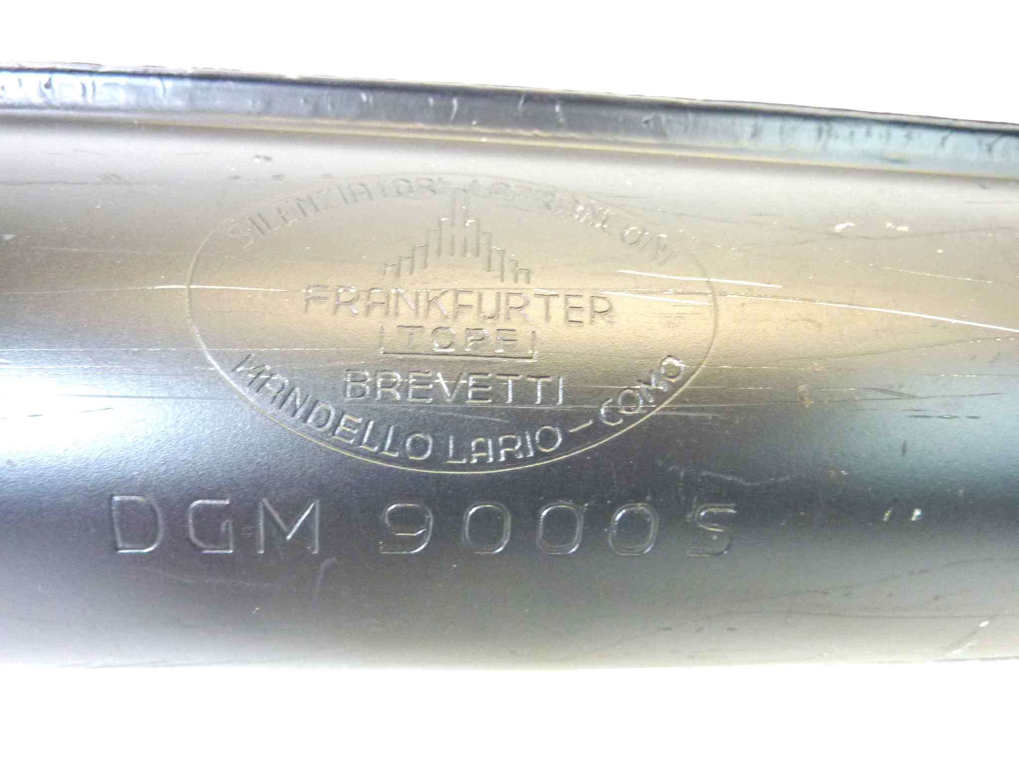 Marmitta Lafranconi Frankfurter DGM 9000 S Gilera Guzzi Belli Morini moto epoca silenziatore scarico terminale muffler lunghezza tot 730 mm - diametro imbocco 35 mm NUOVO fondo di magazzino, vedi foto LEGGI DESCRIZIONE - immagine 3