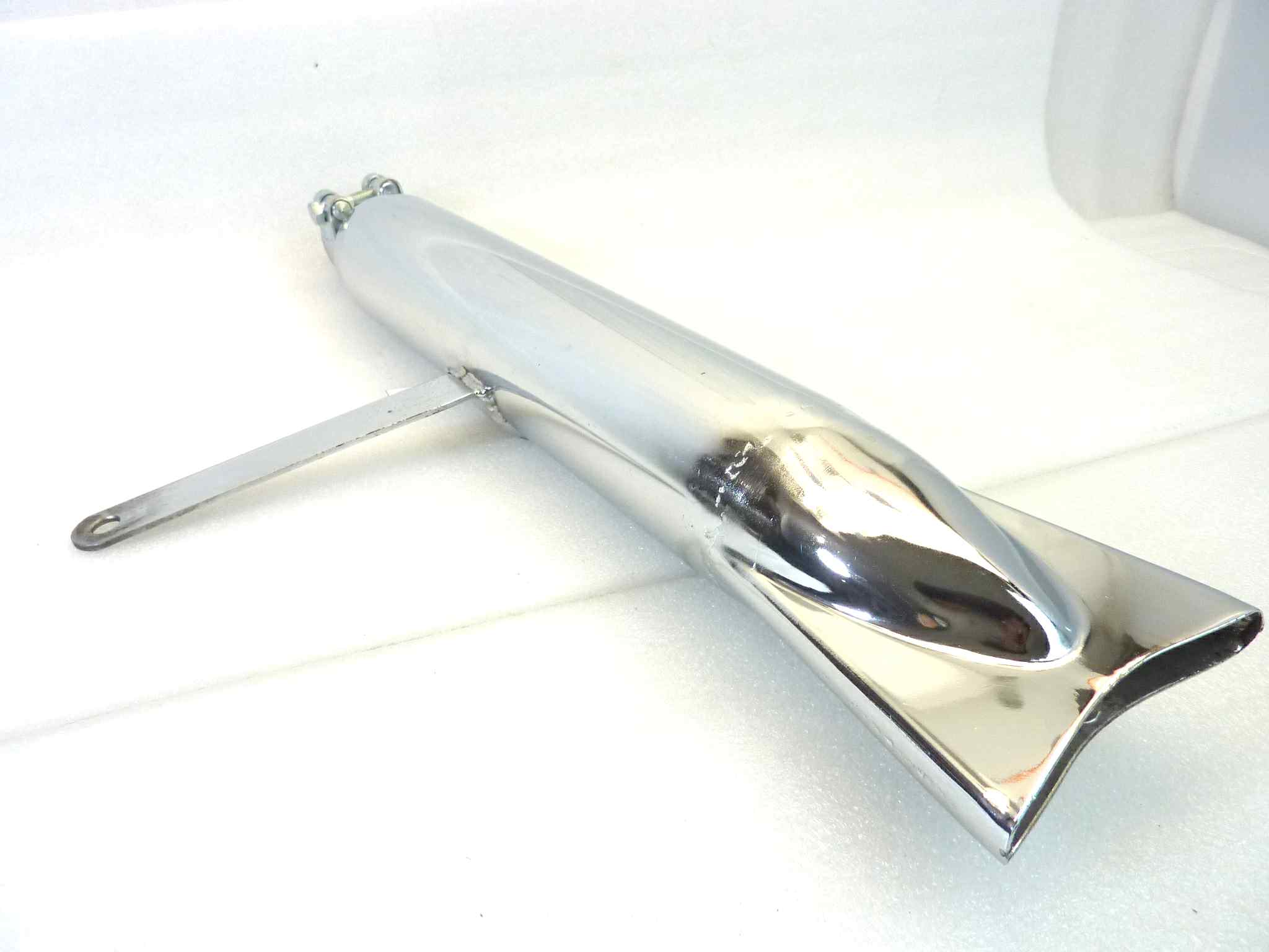 Marmitta Gilera Saturno 500 silenziatore scarico terminale muffler NUOVO fondo di magazzino, vedi foto LEGGI DESCRIZIONE - immagine 7