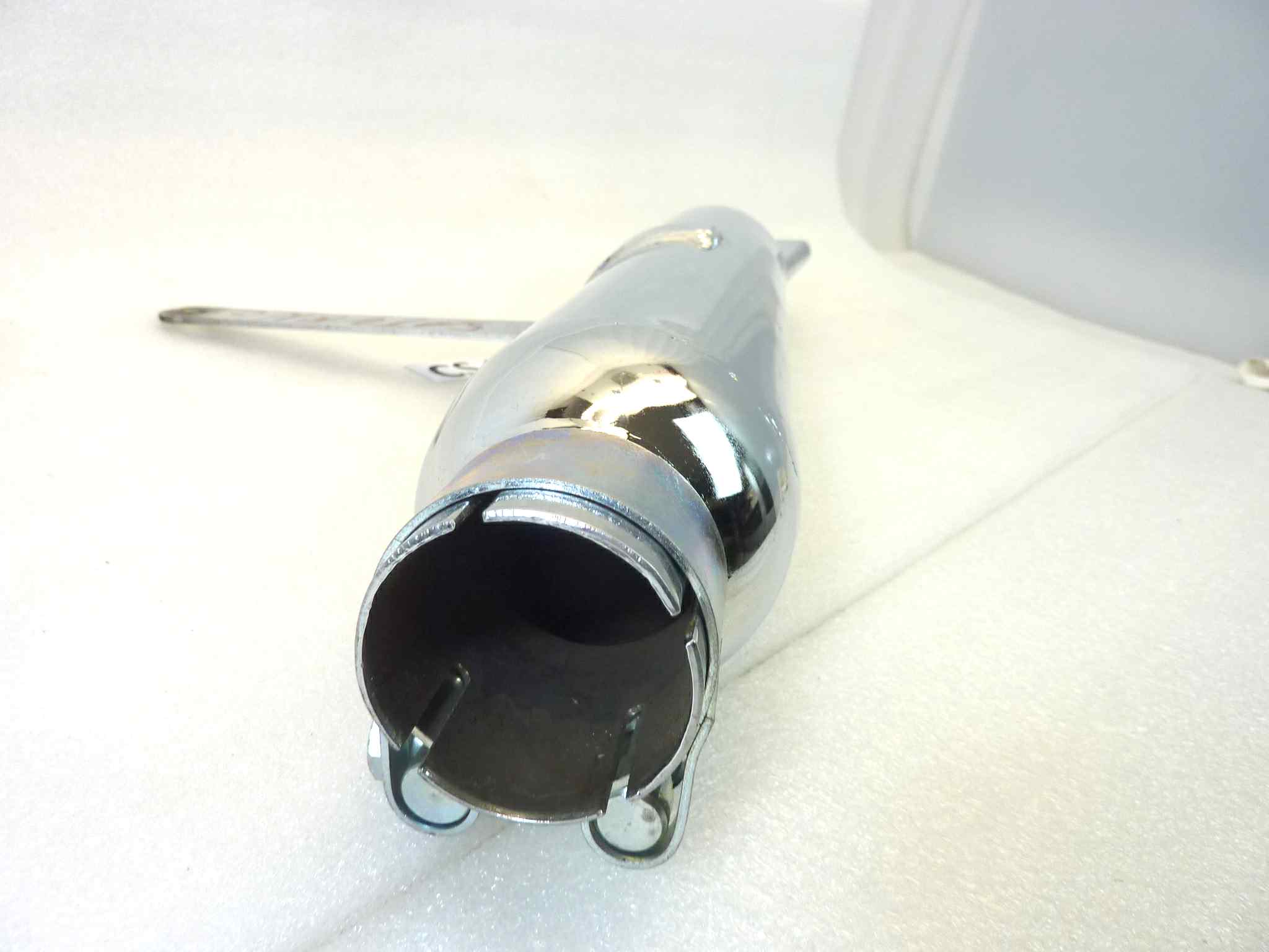Marmitta Gilera Saturno 500 silenziatore scarico terminale muffler NUOVO fondo di magazzino, vedi foto LEGGI DESCRIZIONE - immagine 11