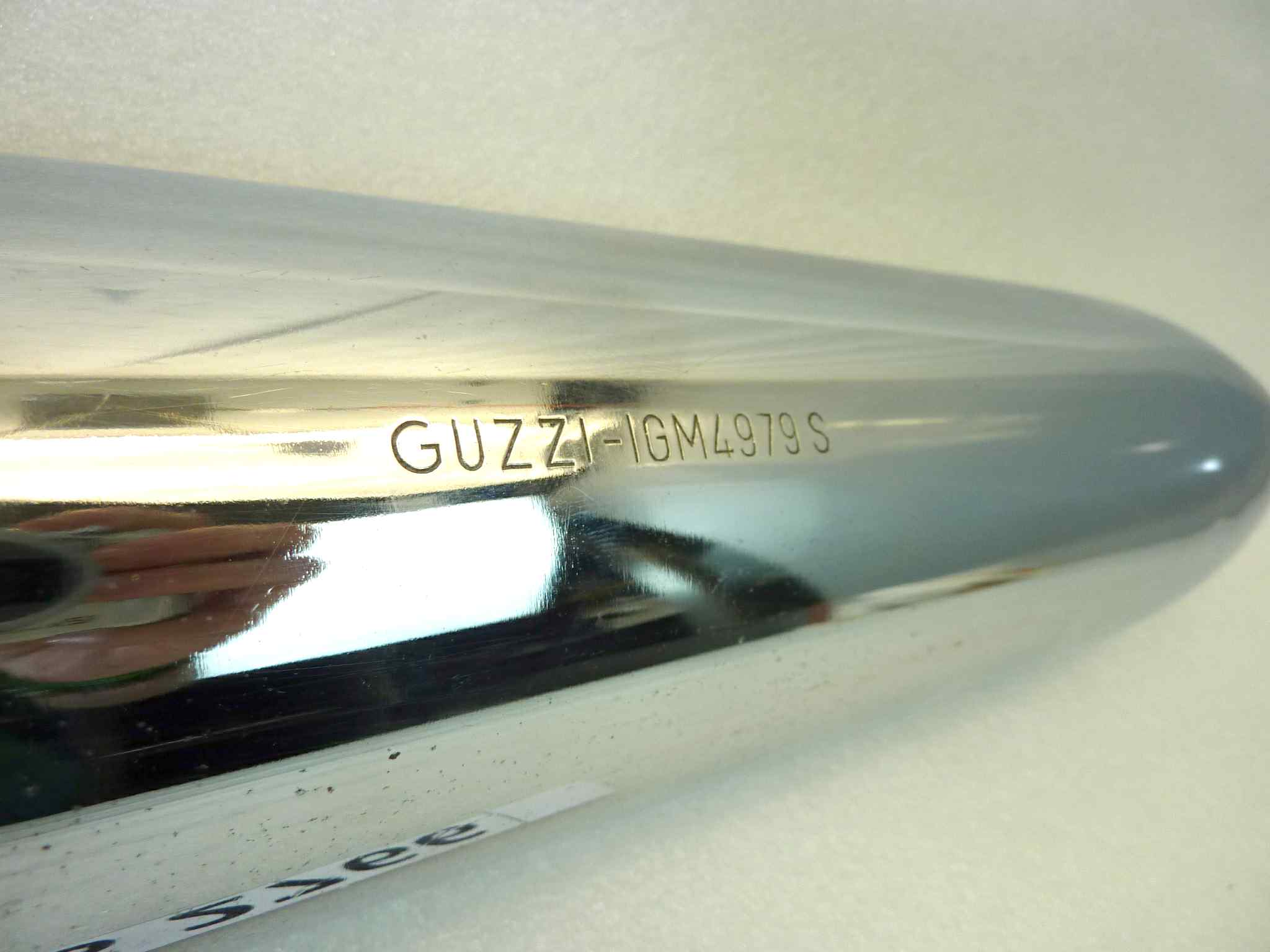 Marmitta Moto Guzzi V7 Special destra silenziatore scarico terminale muffler - immagine 2