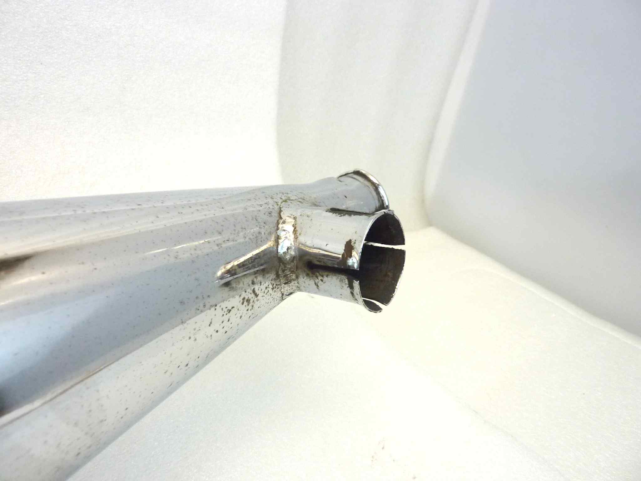 Marmitta Moto Guzzi V7 Special destra silenziatore scarico terminale muffler - immagine 17