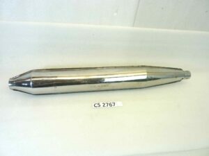 Coppia marmitte SW Rivoli benelli Guzzi Morini gilera moto epoca IGM 182S silenziatore scarico terminale muffler diametro imobcco 35 mm - lunghezza tot 6890 mm - distanza imbocco/staffa 29-33 mm