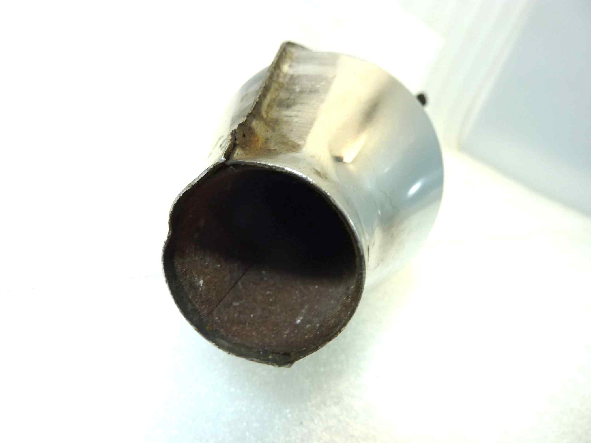 Coppia marmitte SW Rivoli benelli Guzzi Morini gilera moto epoca IGM 182S silenziatore scarico terminale muffler diametro imobcco 35 mm - lunghezza tot 6890 mm - distanza imbocco/staffa 29-33 mm - immagine 10
